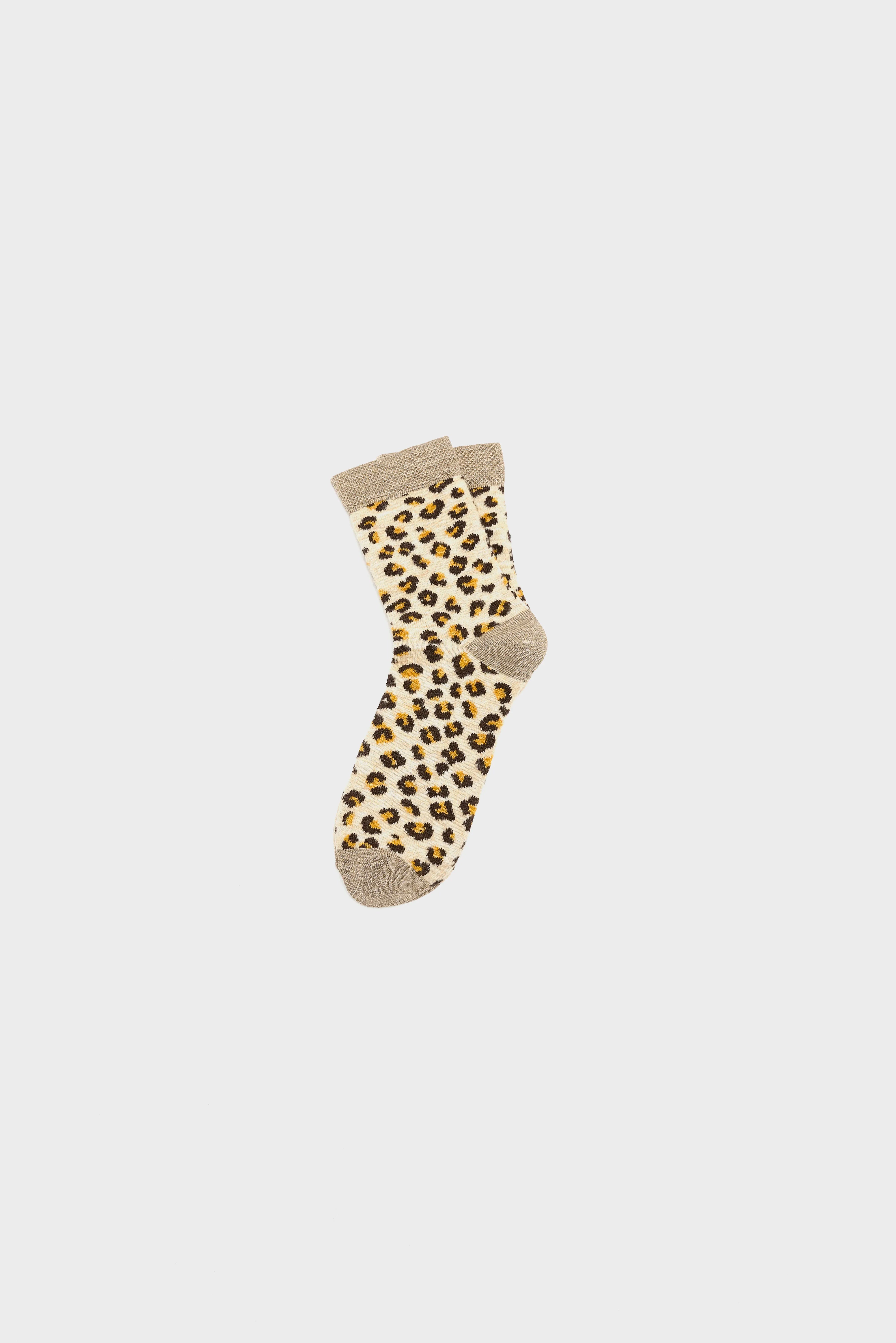 Bopas Crew Socks - Beige melange / Curcuma / Sable For Women | Bellerose