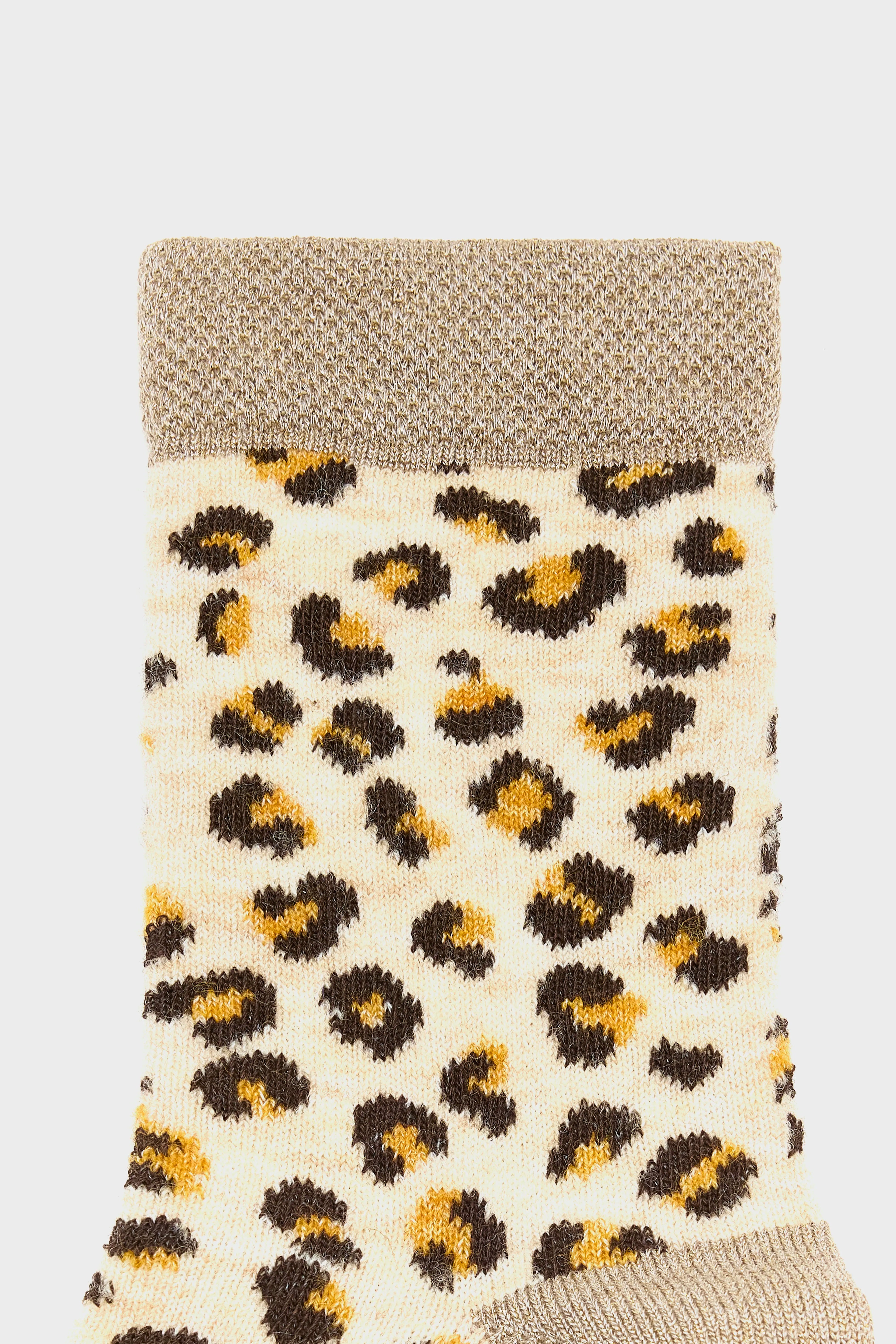 Bopas Crew Socks - Beige melange / Curcuma / Sable For Women | Bellerose