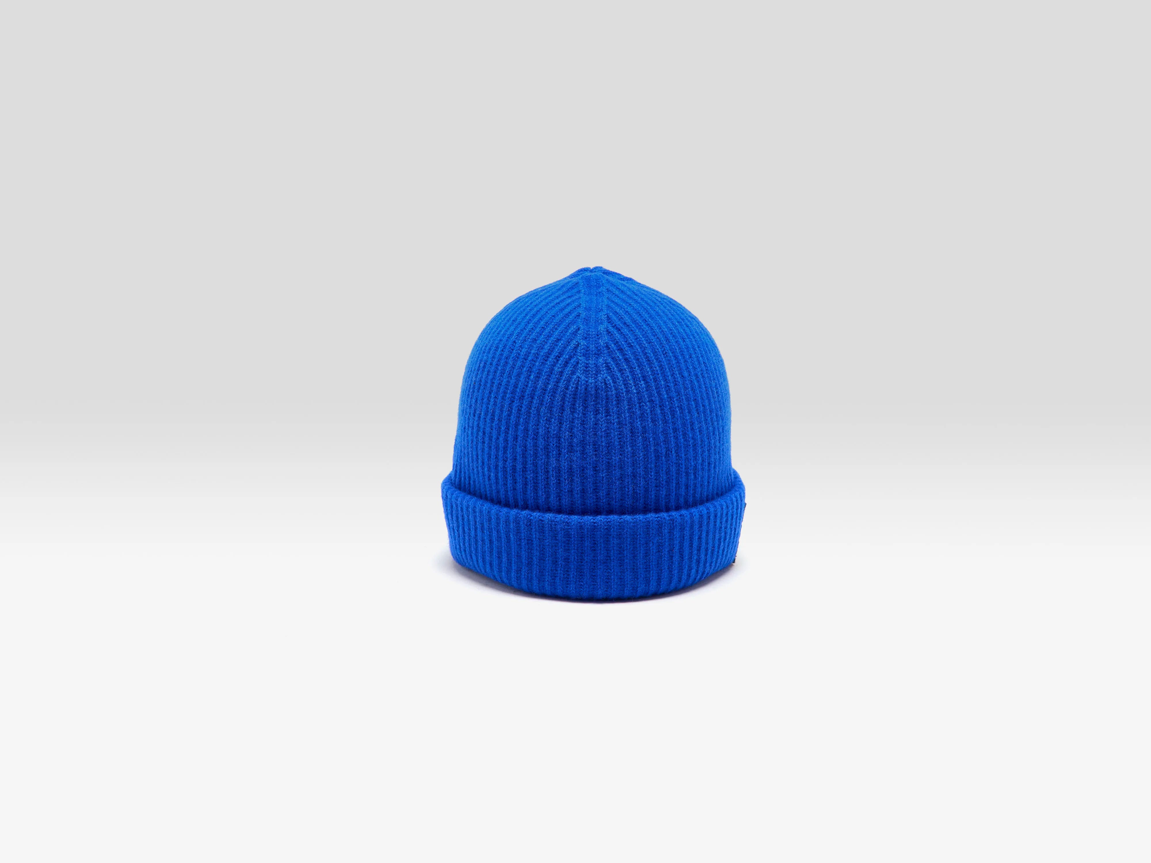 Gateet gebreide muts  (252 / W / LAZULI)