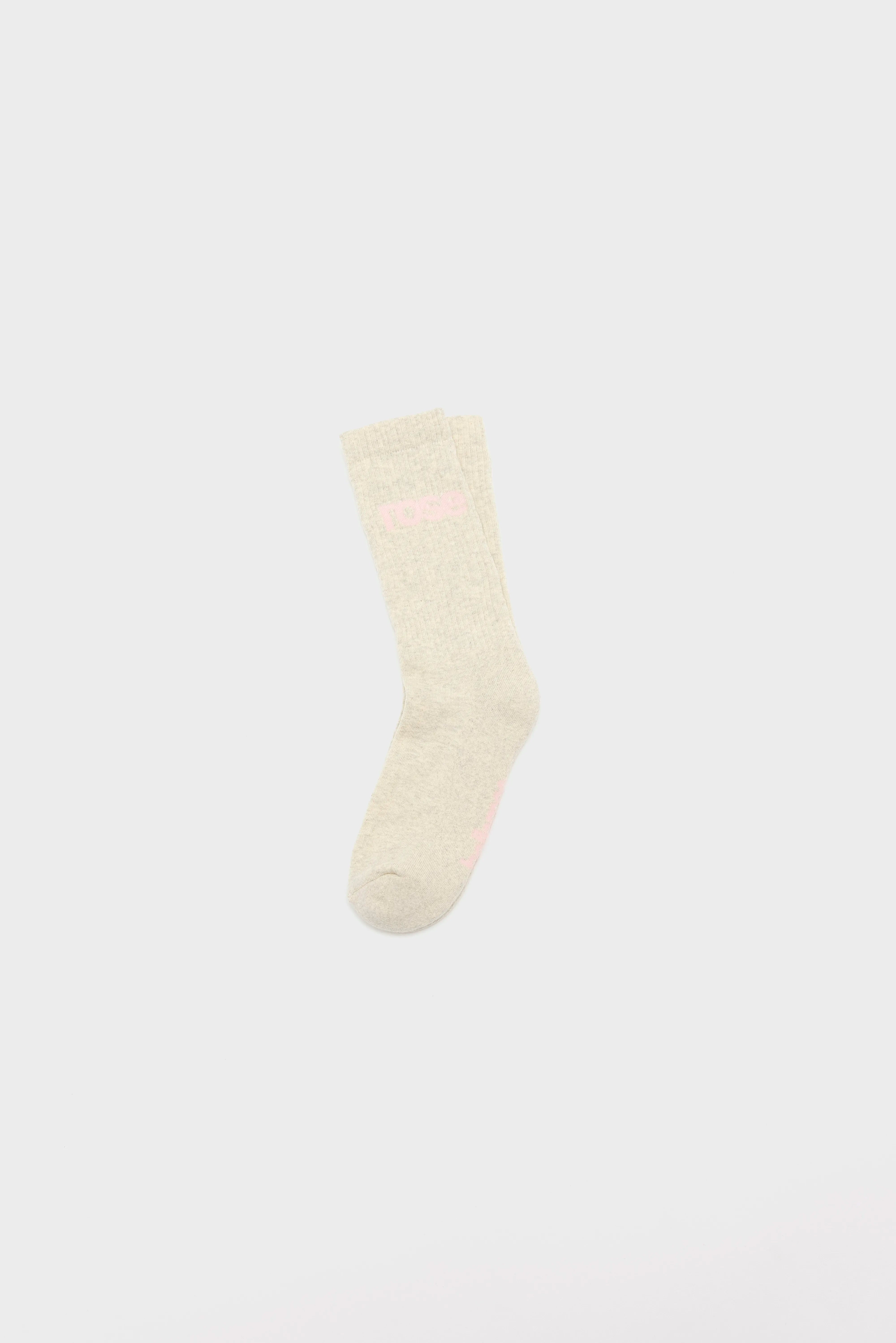 Vem Crew Socks - Oyster For Unisex | Bellerose