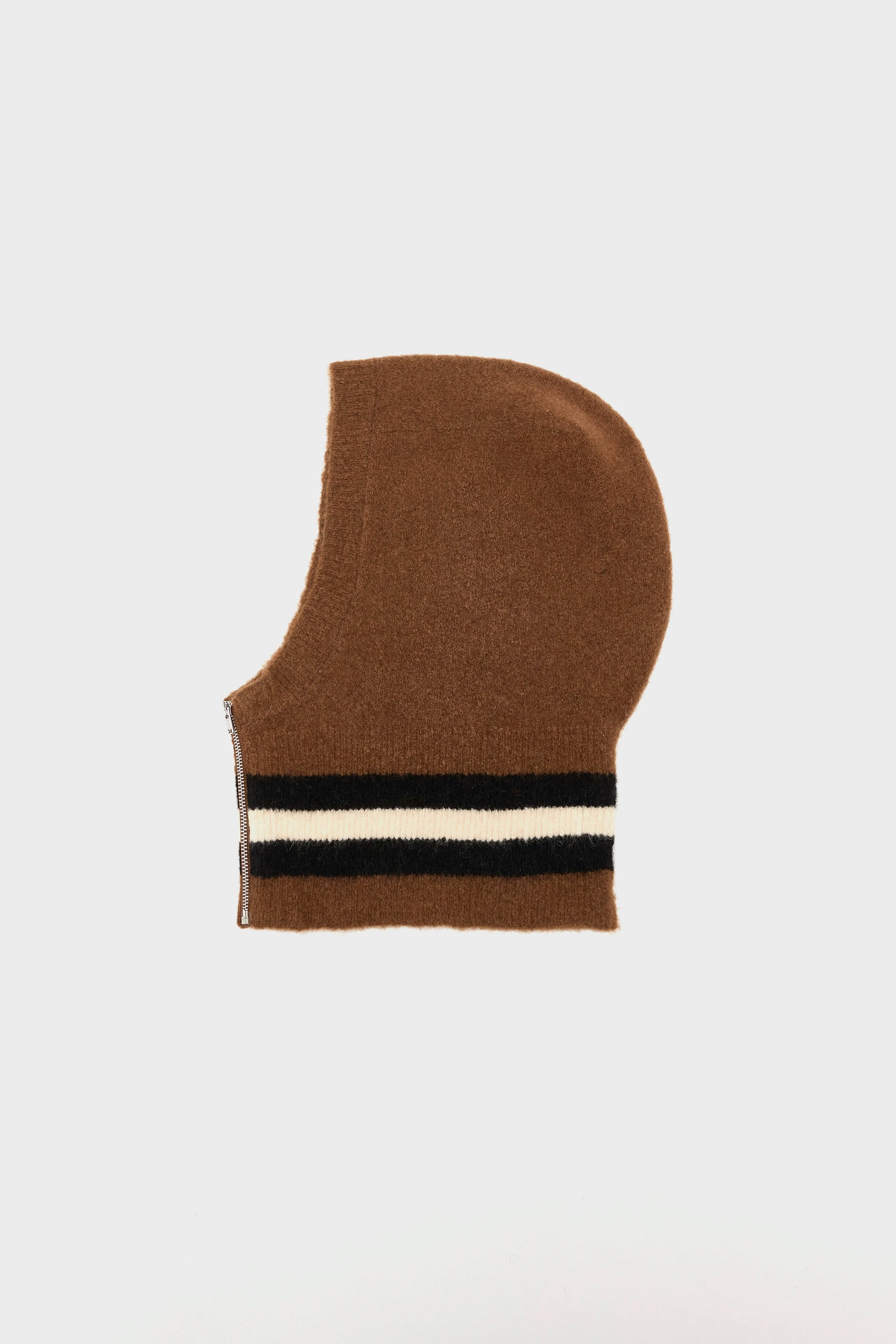 Dercy Balaclava Met Rits - Ballerine / Bison / Off black Voor Dames | Bellerose