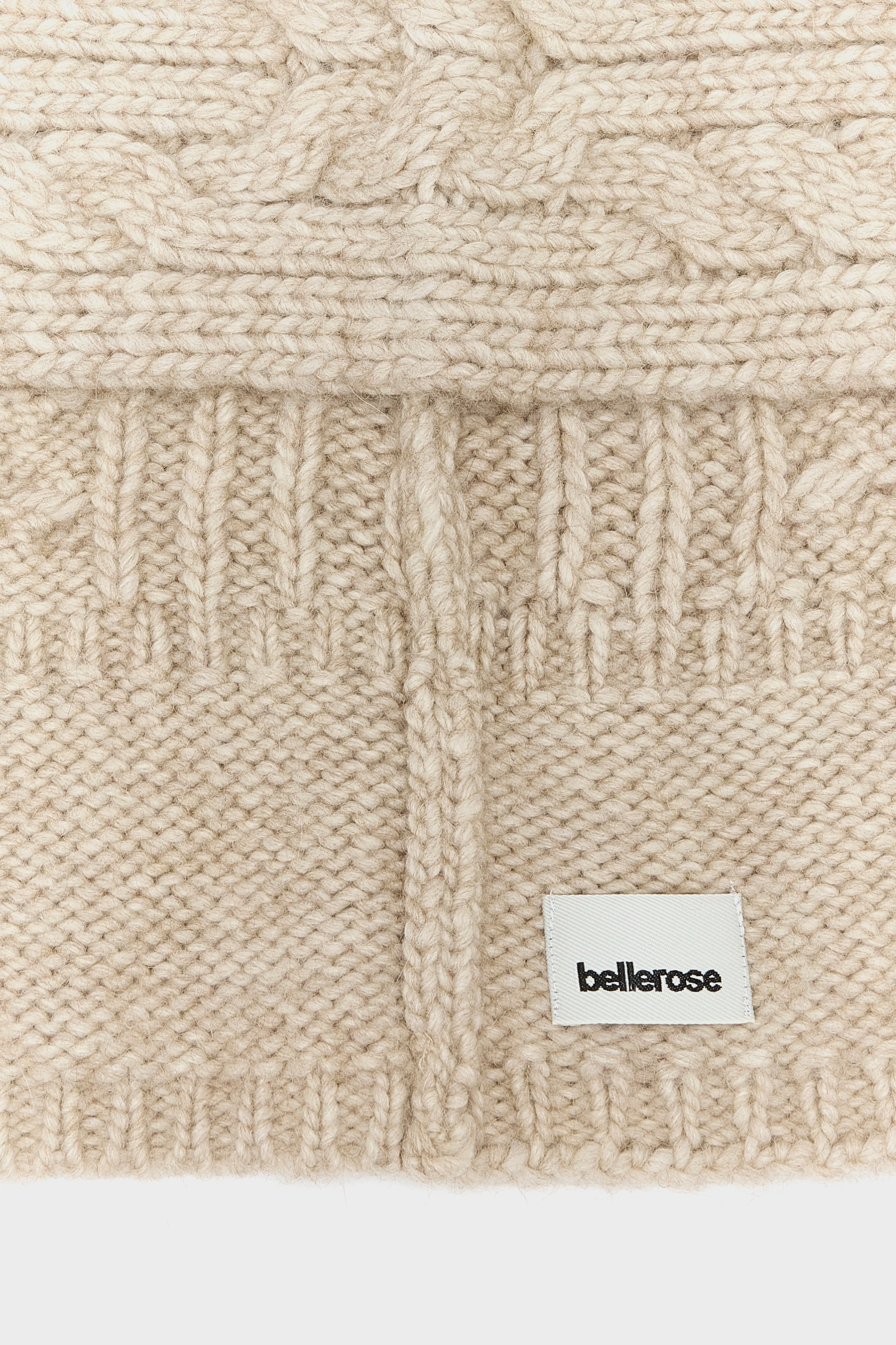 Nan Gebreide Balaclava - Sable Voor Dames | Bellerose