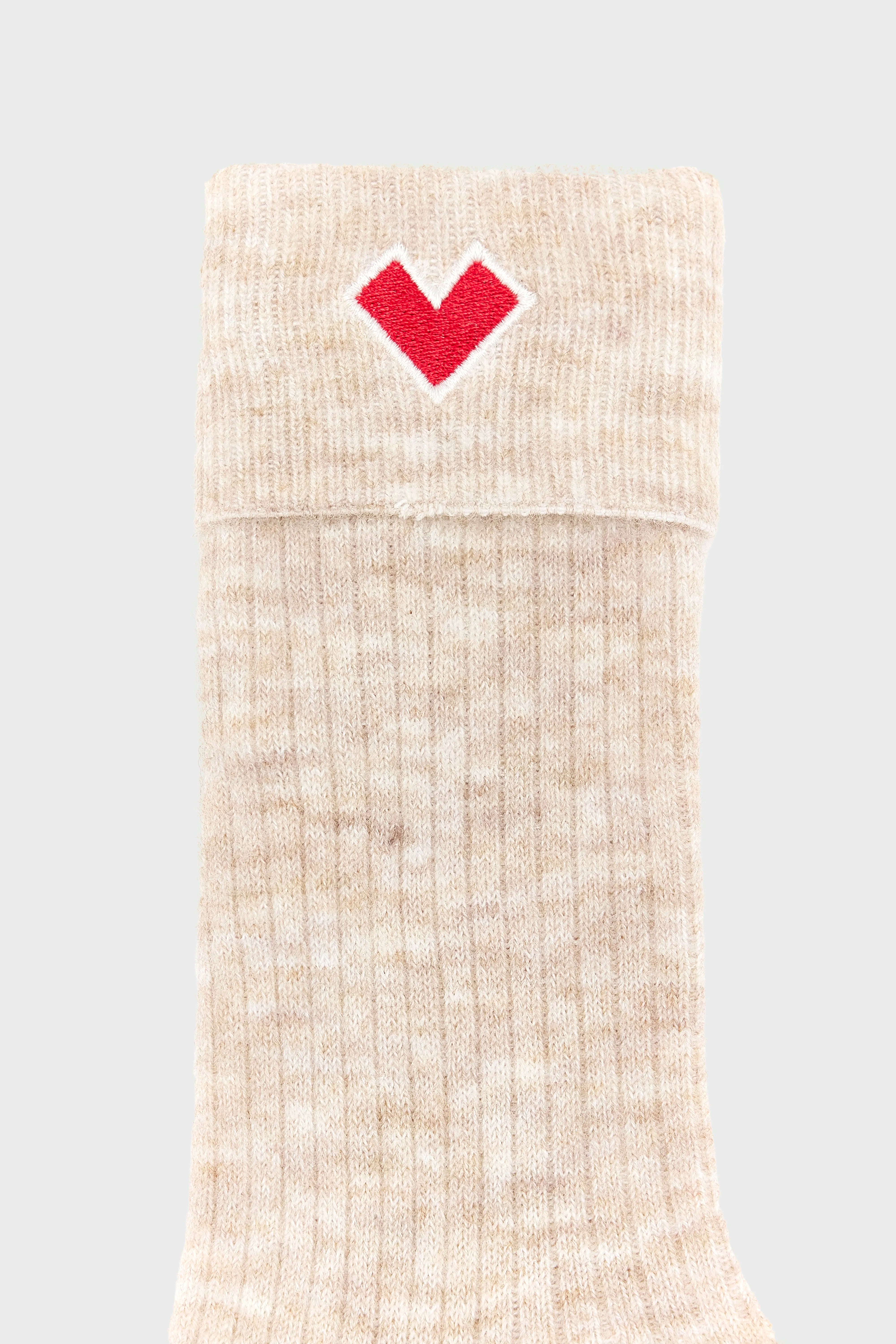 Chaussettes Côtelées Bani - Oatmeal Pour Femme | Bellerose