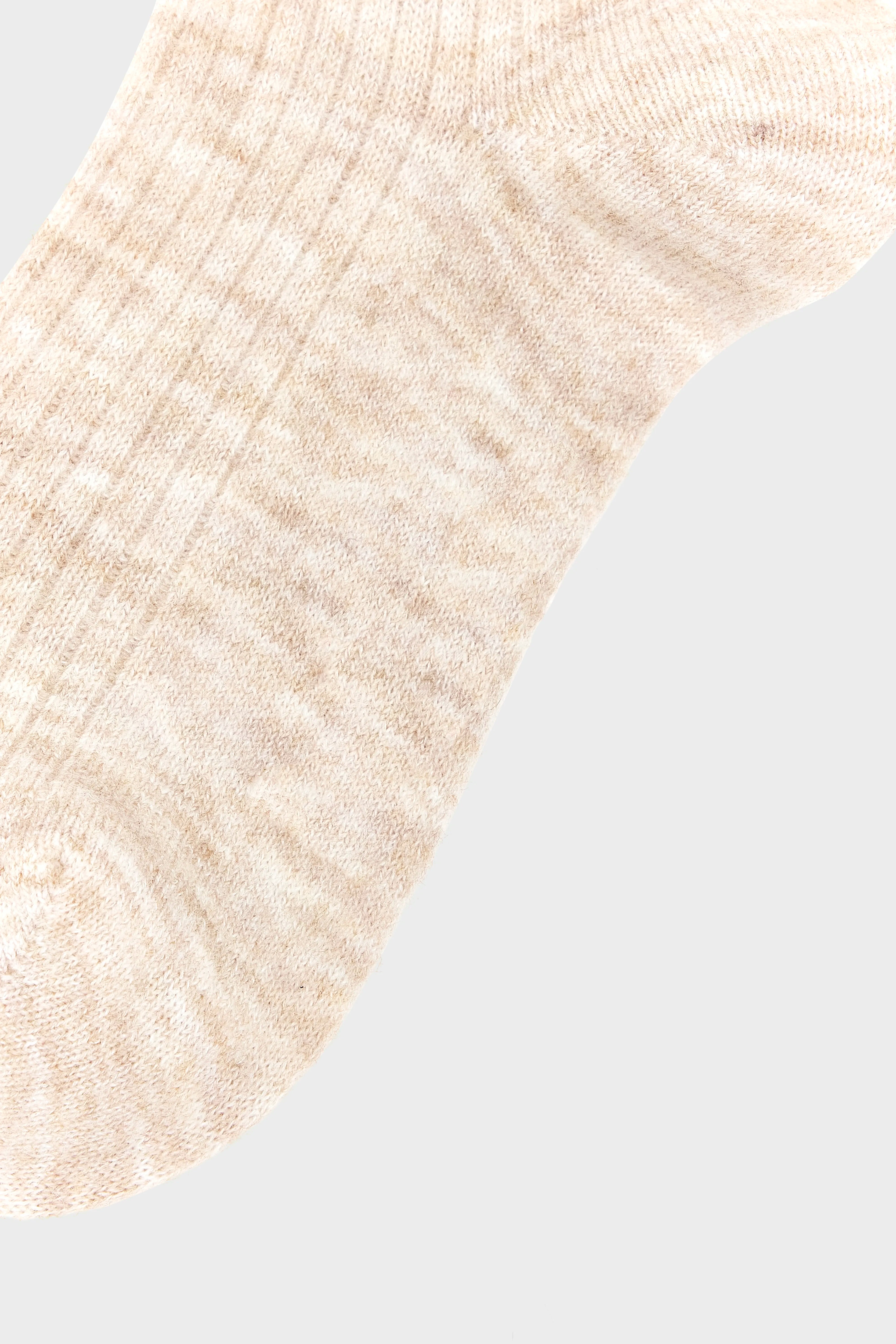 Chaussettes Côtelées Bani - Oatmeal Pour Femme | Bellerose