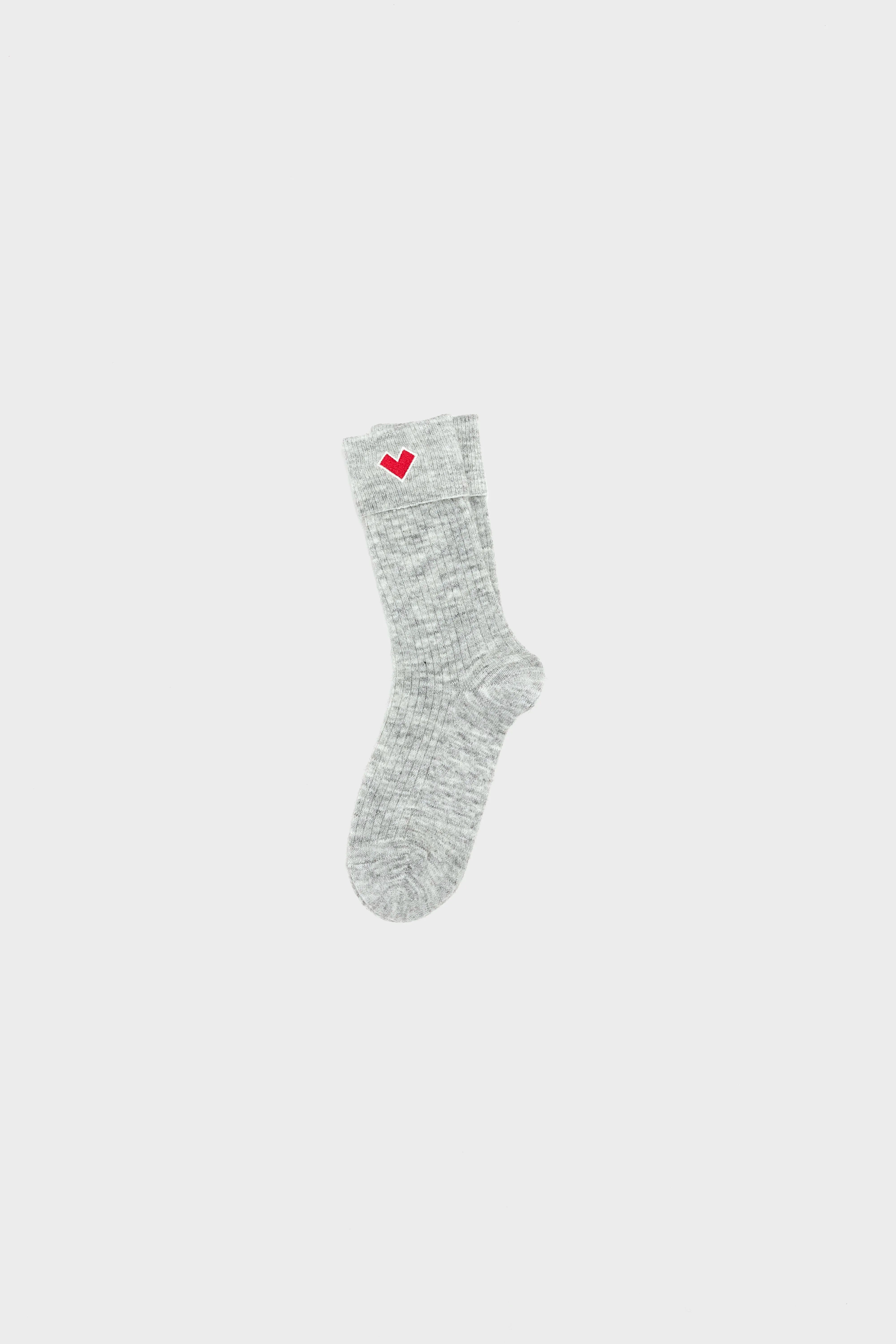Chaussettes Côtelées Bani - Light grey Pour Femme | Bellerose