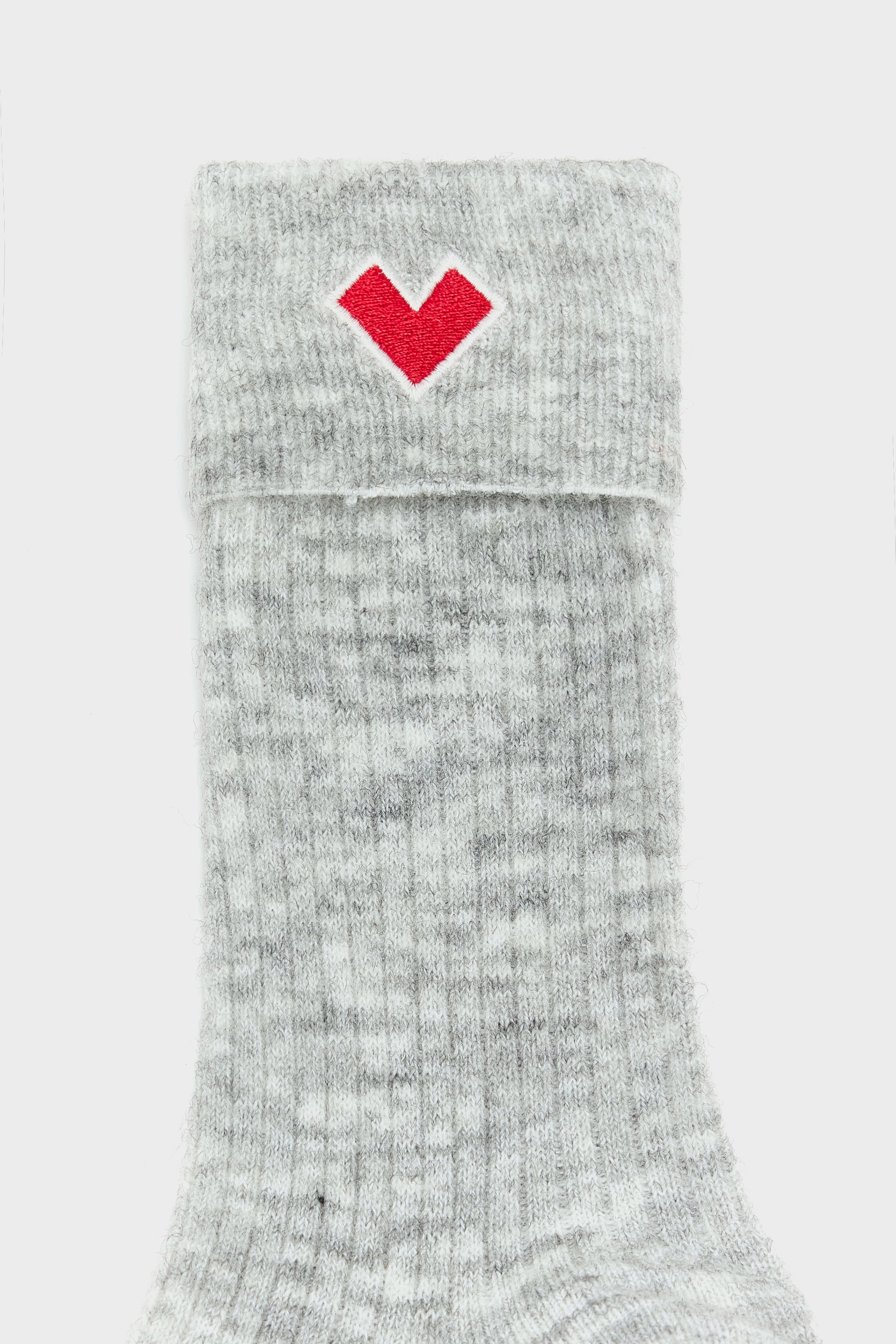 Chaussettes Côtelées Bani - Light grey Pour Femme | Bellerose