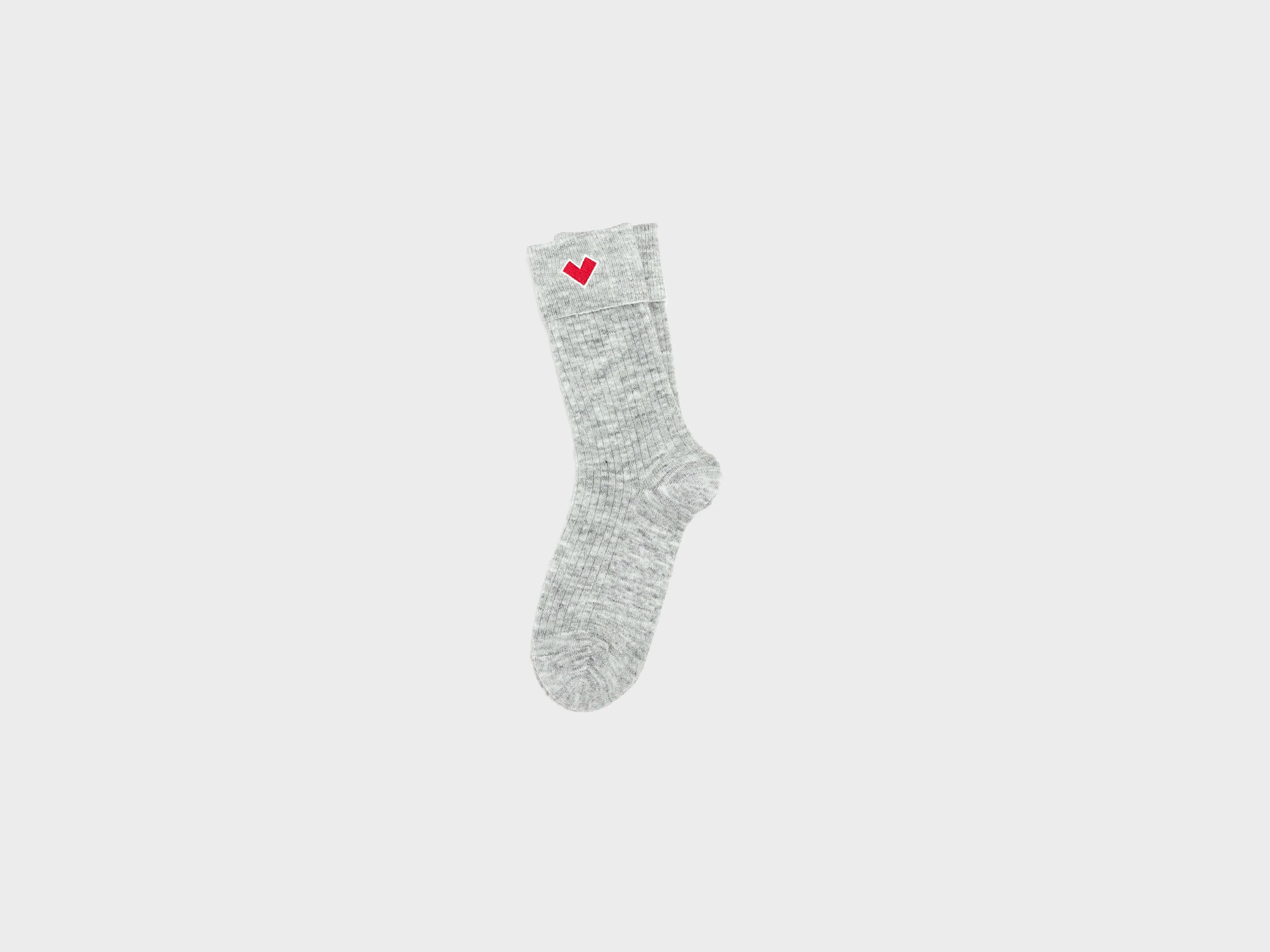 Bani ribbed socks (252 / W / LIGHT GREY)
