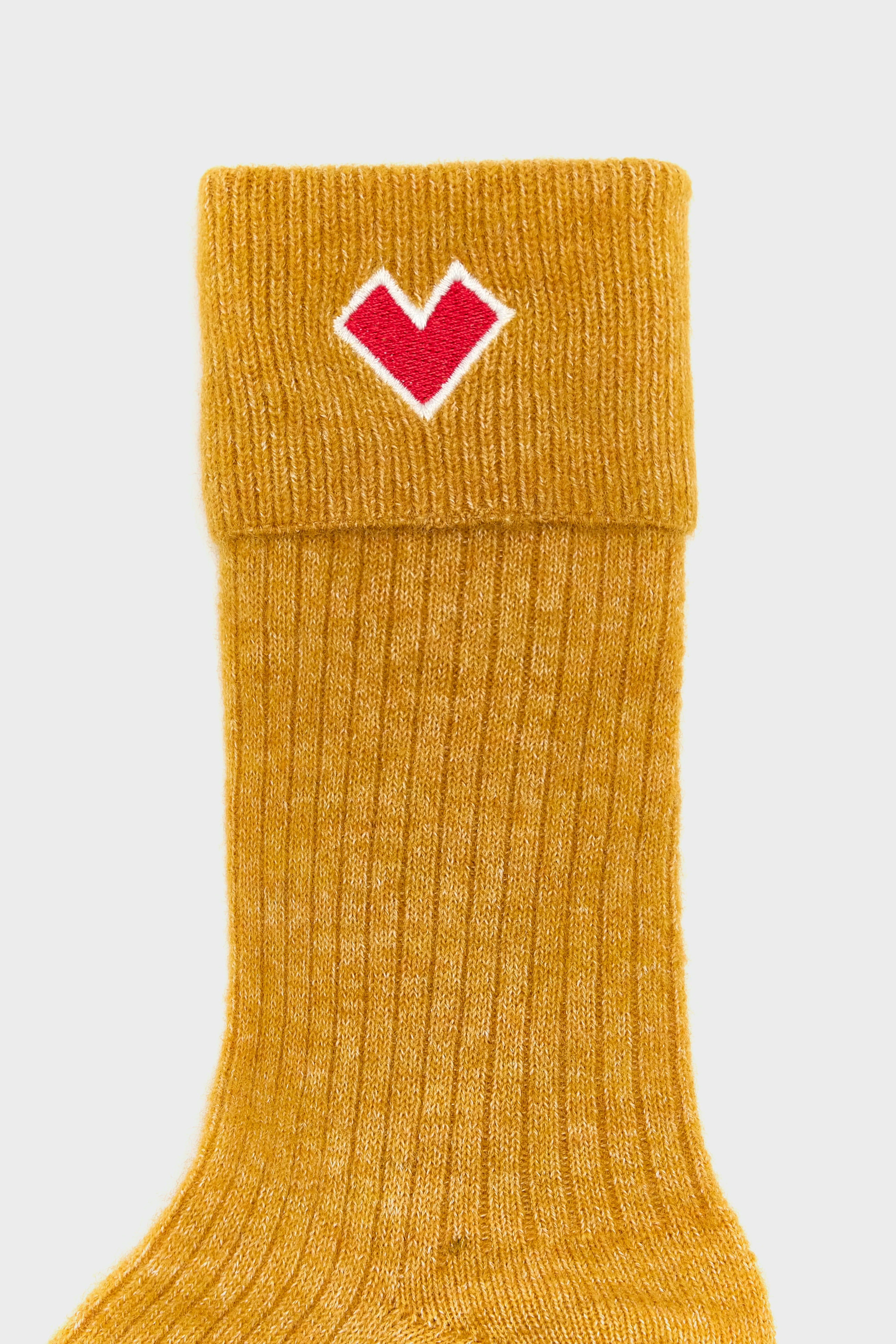 Chaussettes Côtelées Bani - Curcuma Pour Femme | Bellerose