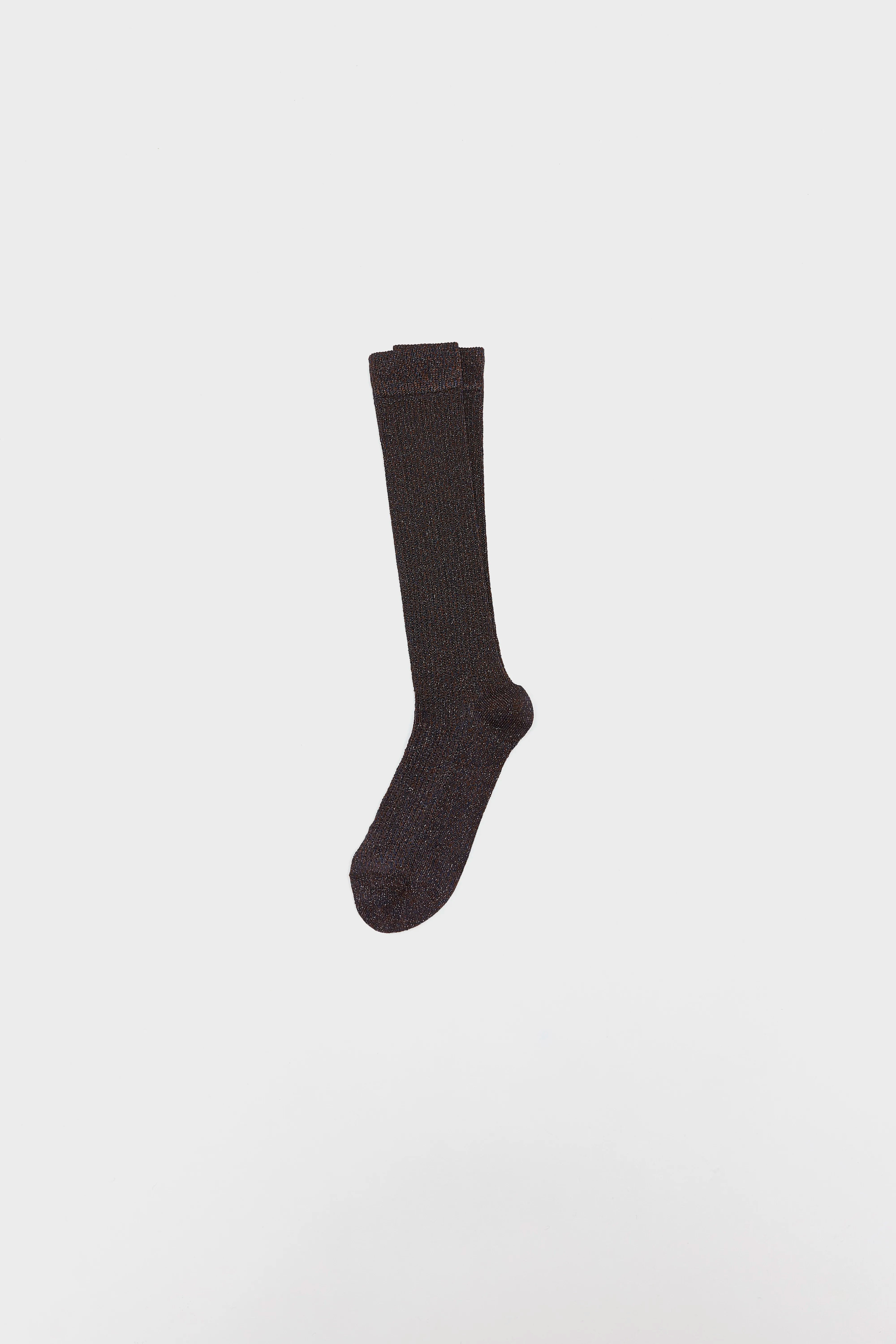 Chaussettes Hautes Baria - Coffee Pour Femme | Bellerose