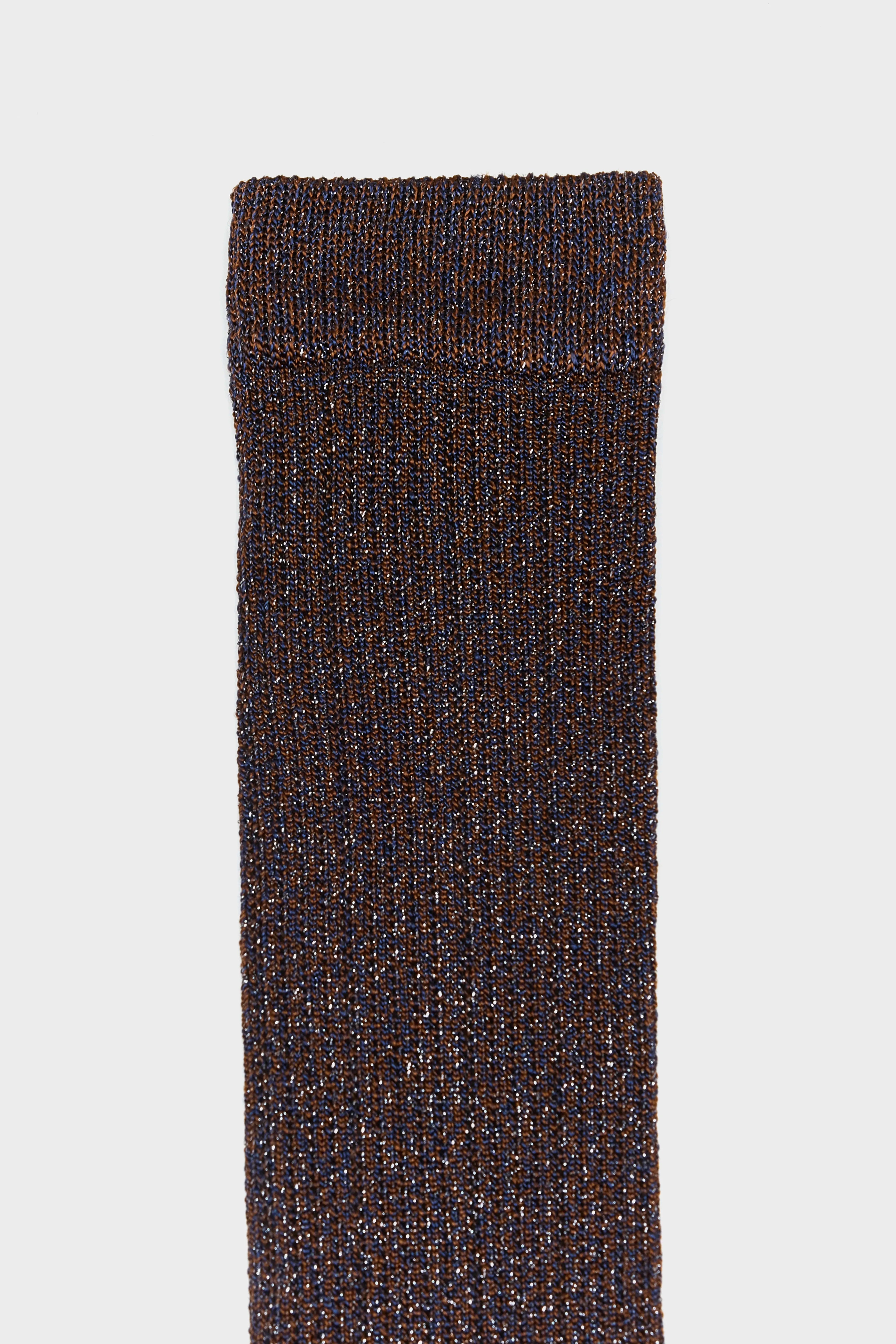 Chaussettes Hautes Baria - Coffee Pour Femme | Bellerose