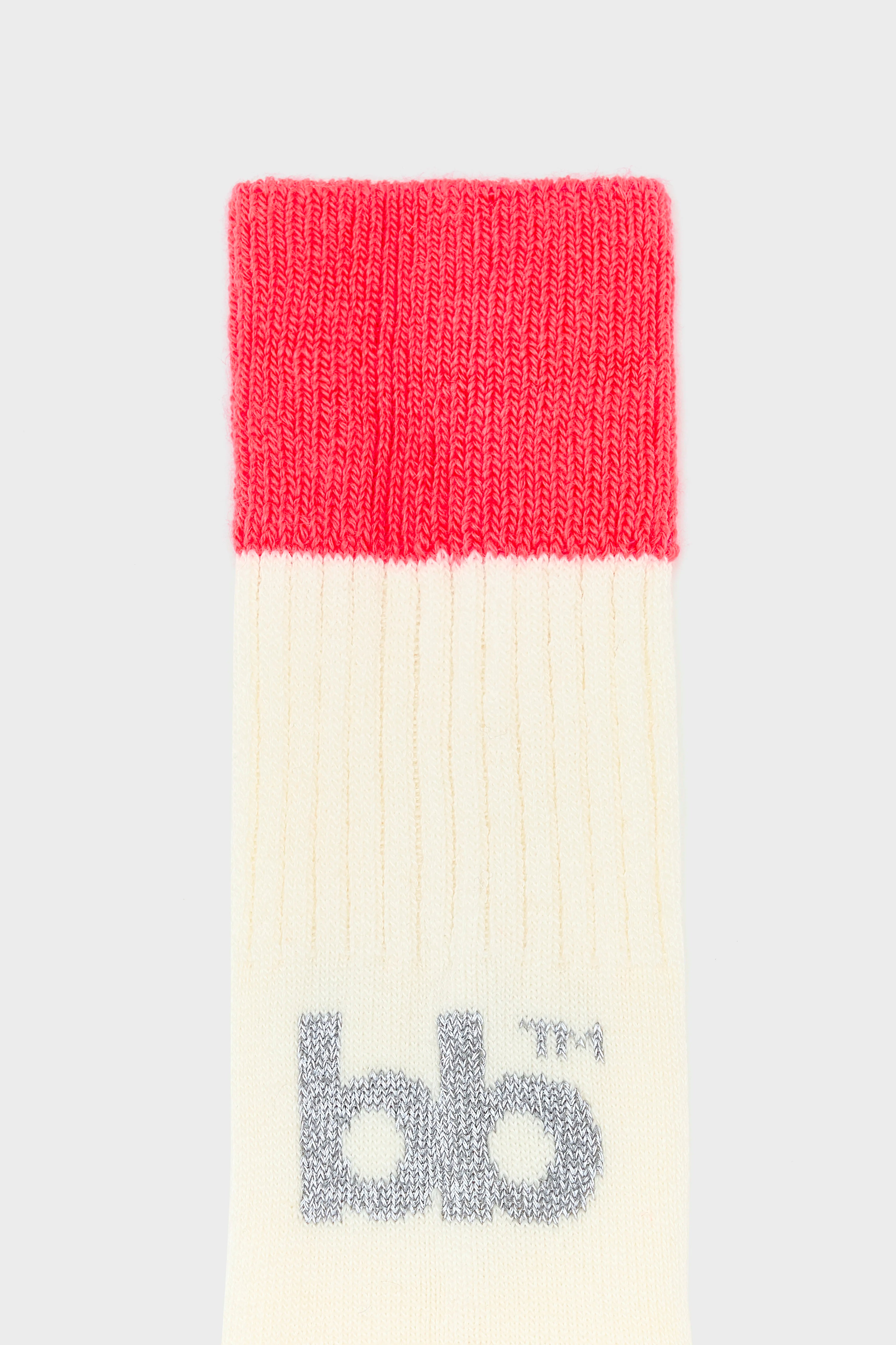 Chaussettes Côtelées Vocui - Ecru / Flash Pour Femme | Bellerose