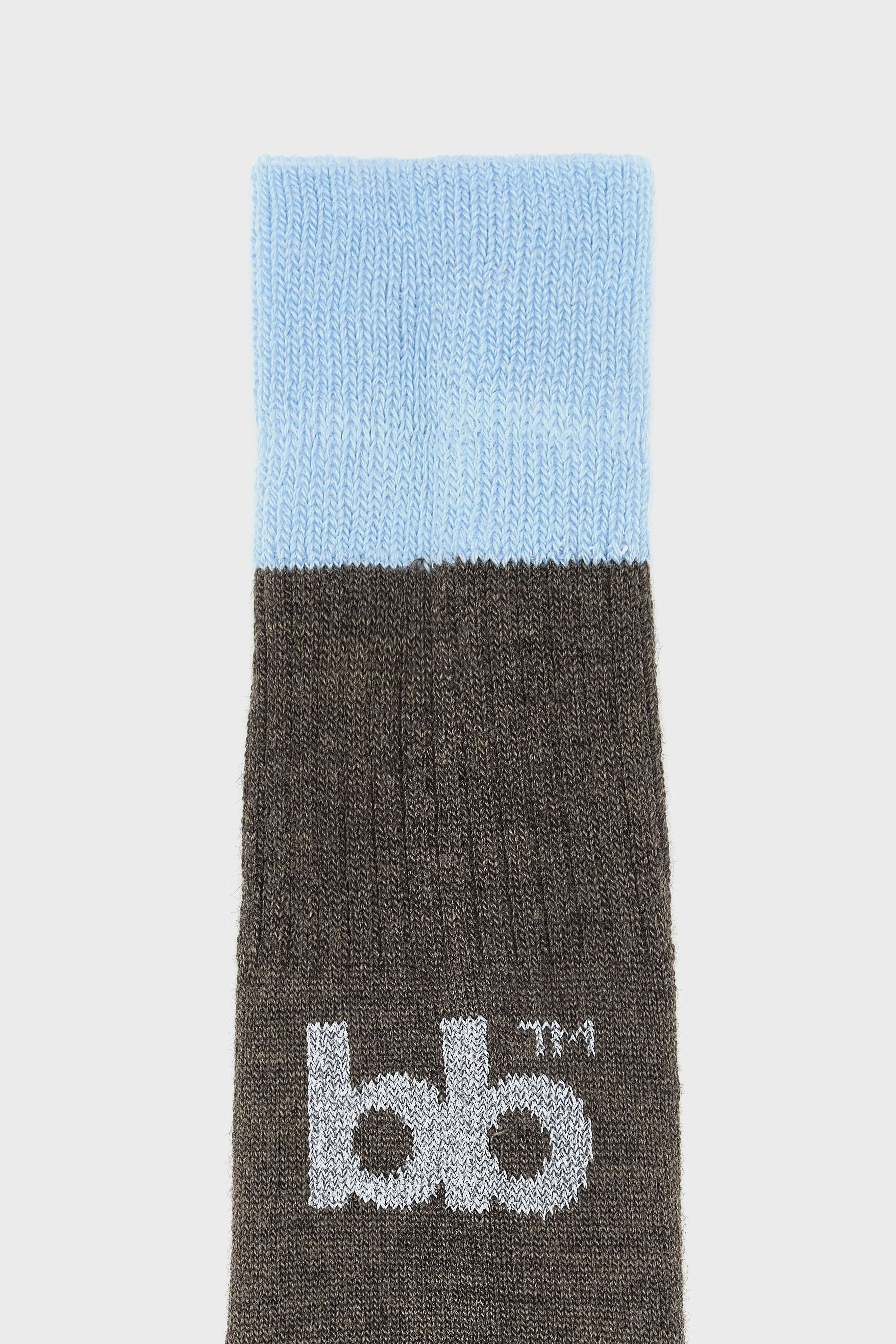 Chaussettes Côtelées Vocui - Blue fog / Mid grey Pour Femme | Bellerose