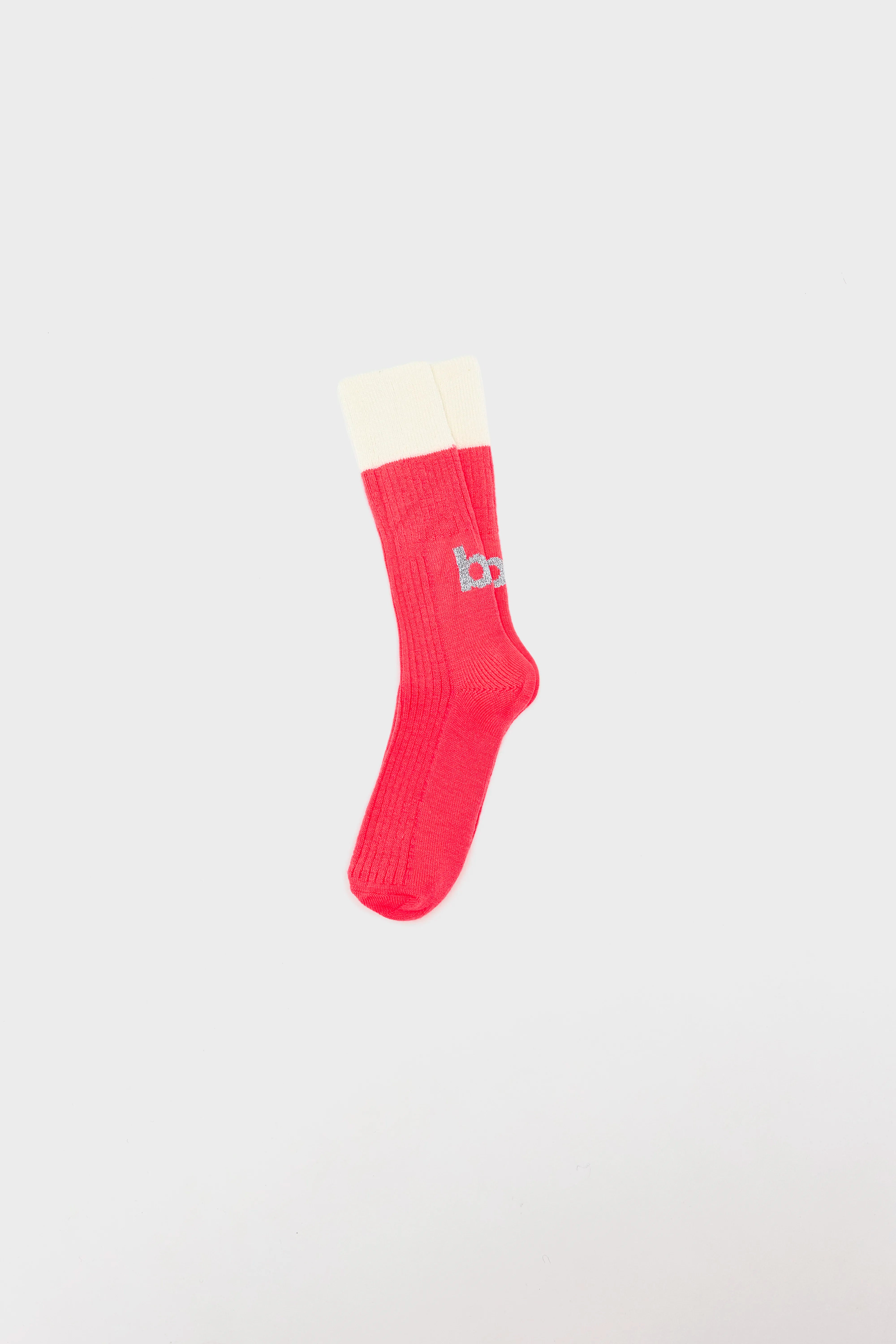 Chaussettes Côtelées Vocui - Ecru / Flash Pour Femme | Bellerose