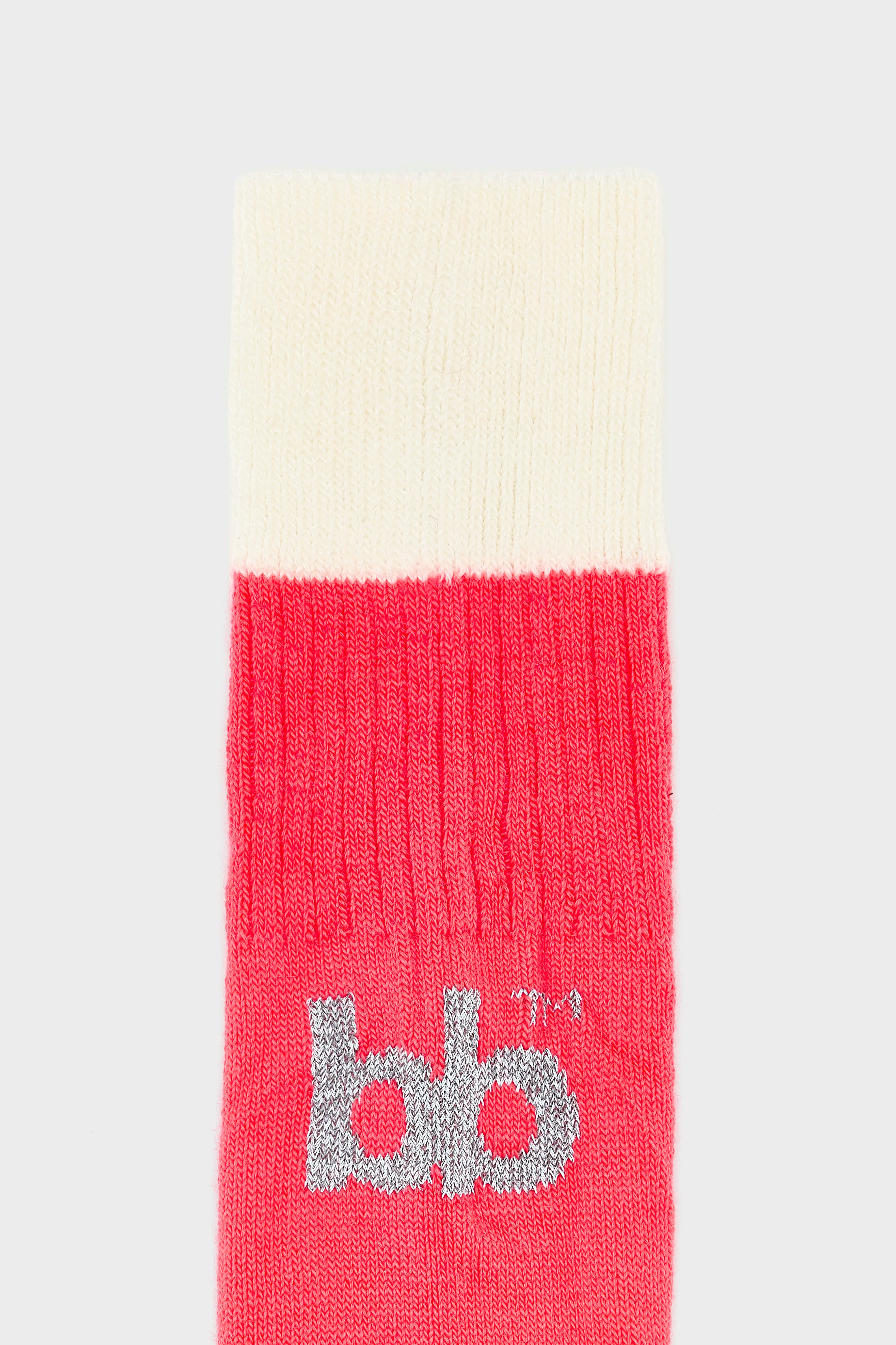 Chaussettes Côtelées Vocui - Ecru / Flash Pour Femme | Bellerose