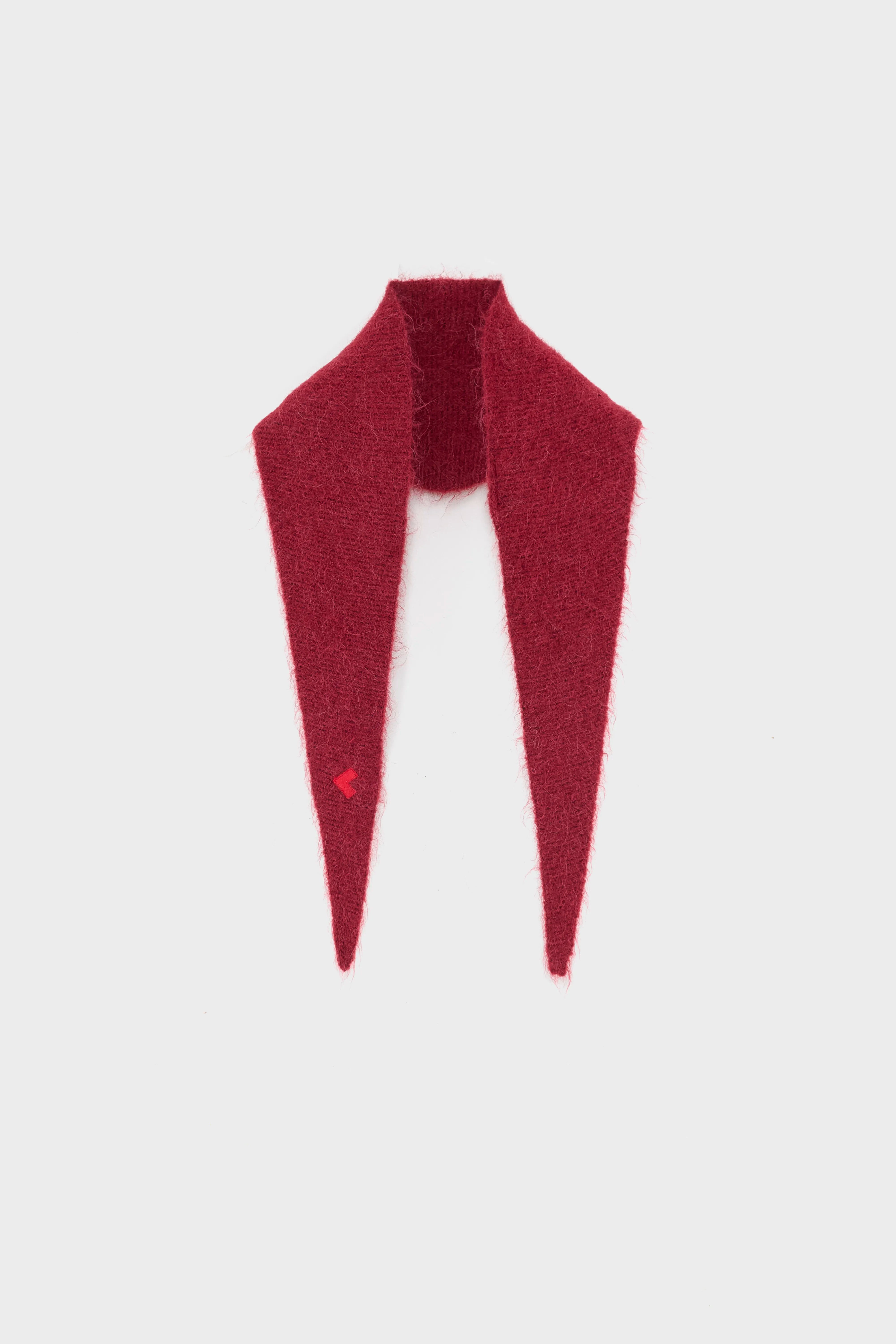 Darcol Triangle Scarf - Poppy / Red dahlia For Women | Bellerose