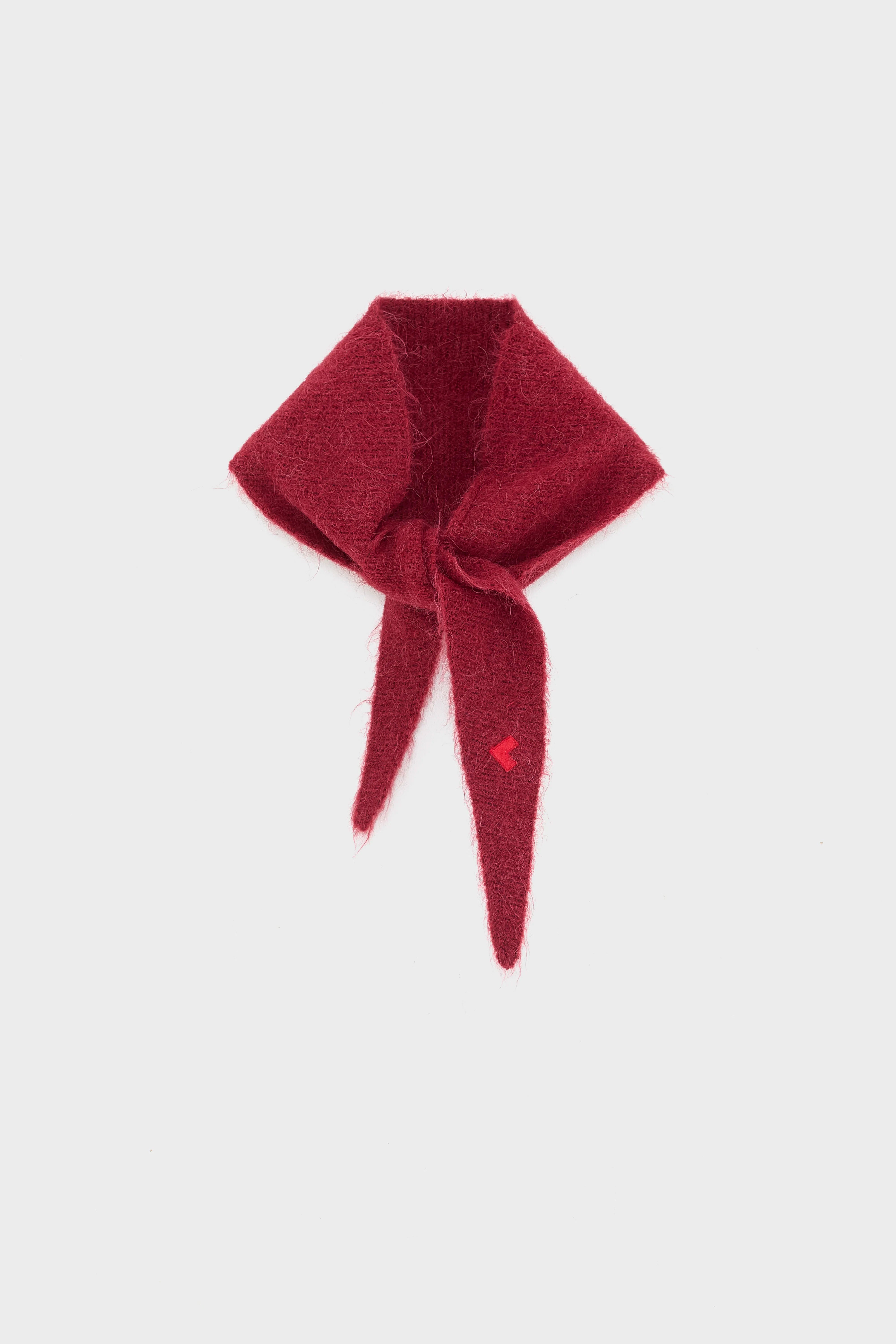 Darcol Triangle Scarf - Poppy / Red dahlia For Women | Bellerose