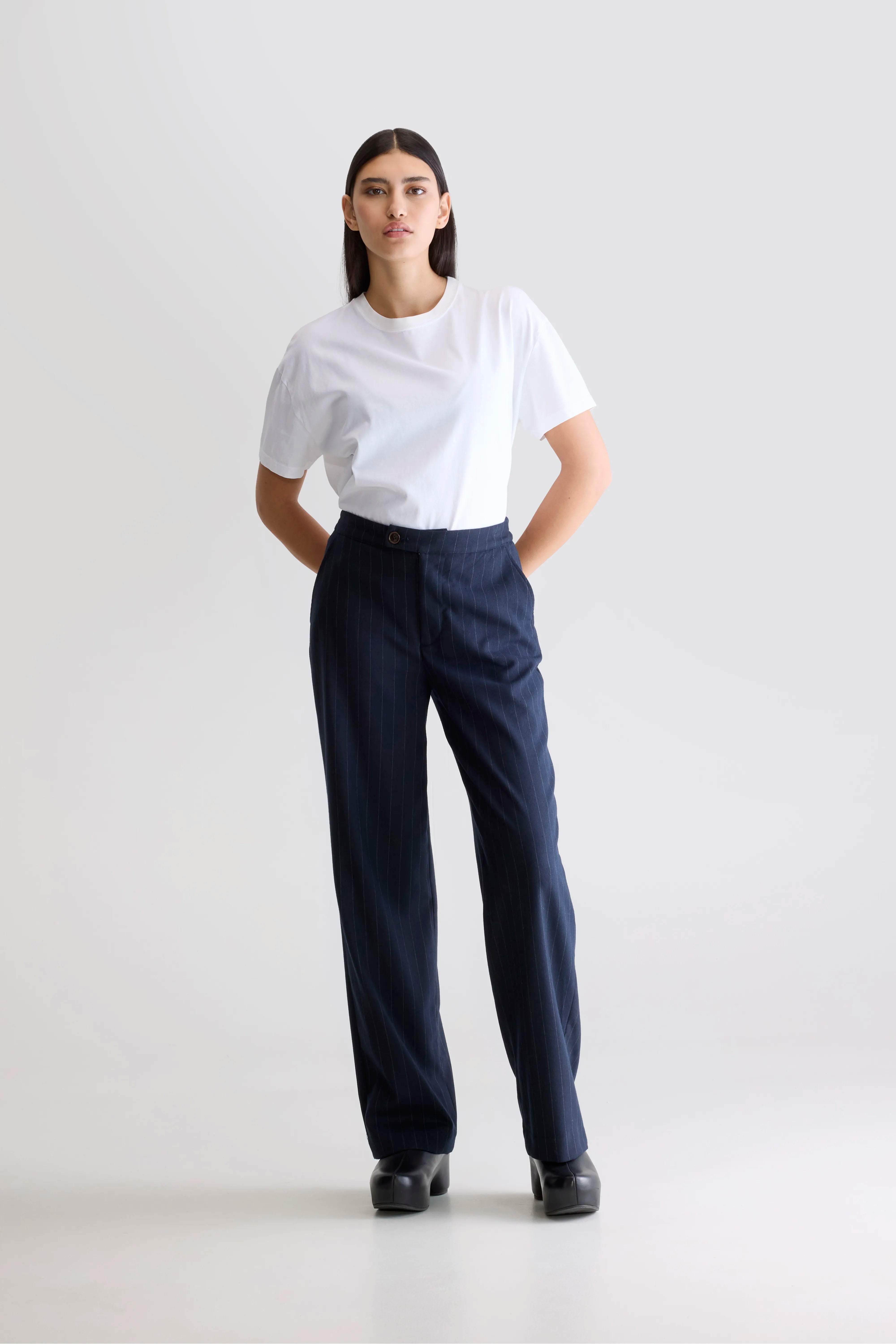 Tilla Tailored Trousers - Stripe a For Women | Bellerose