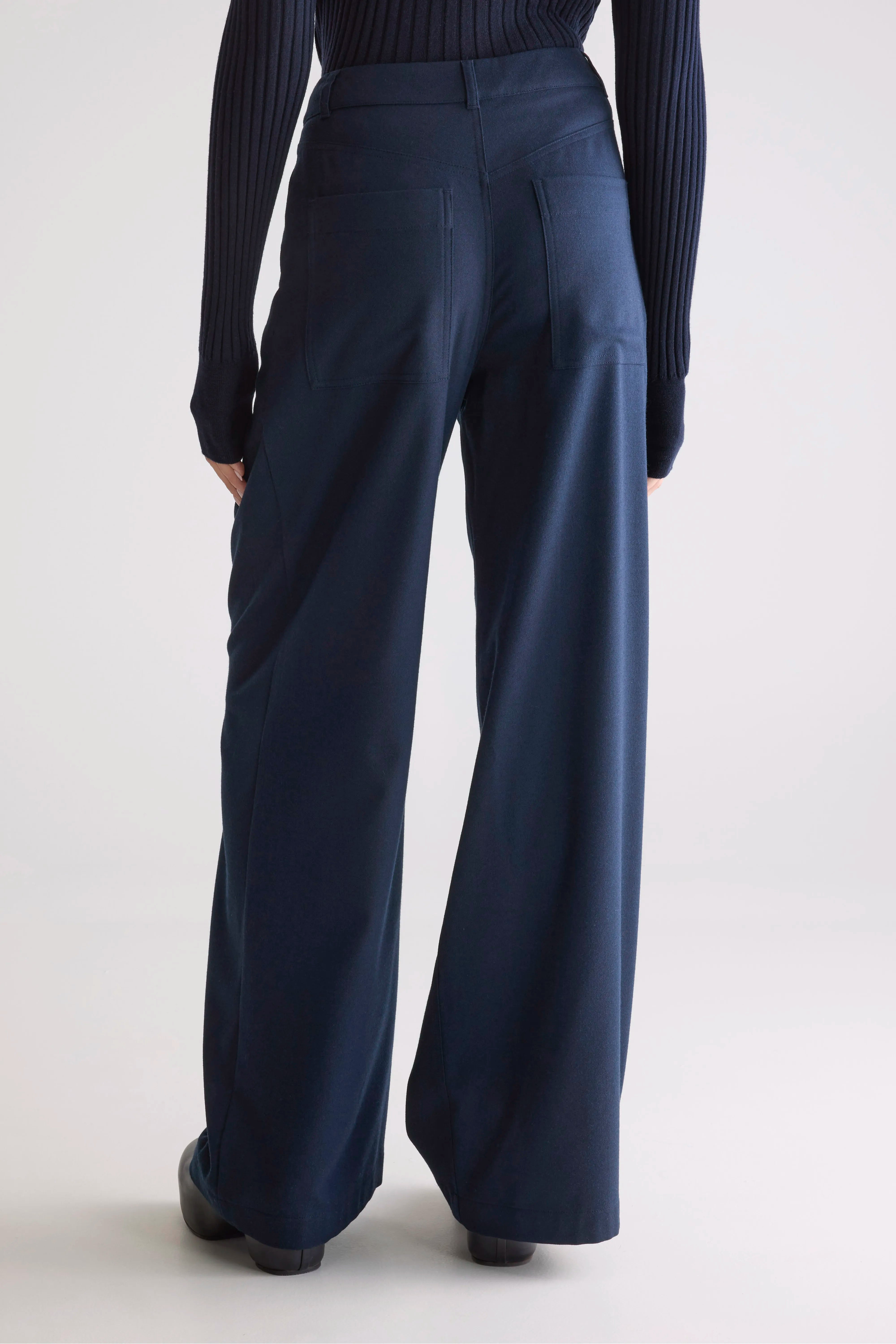 Sixtine tailored trousers (252 / W / NAVY)