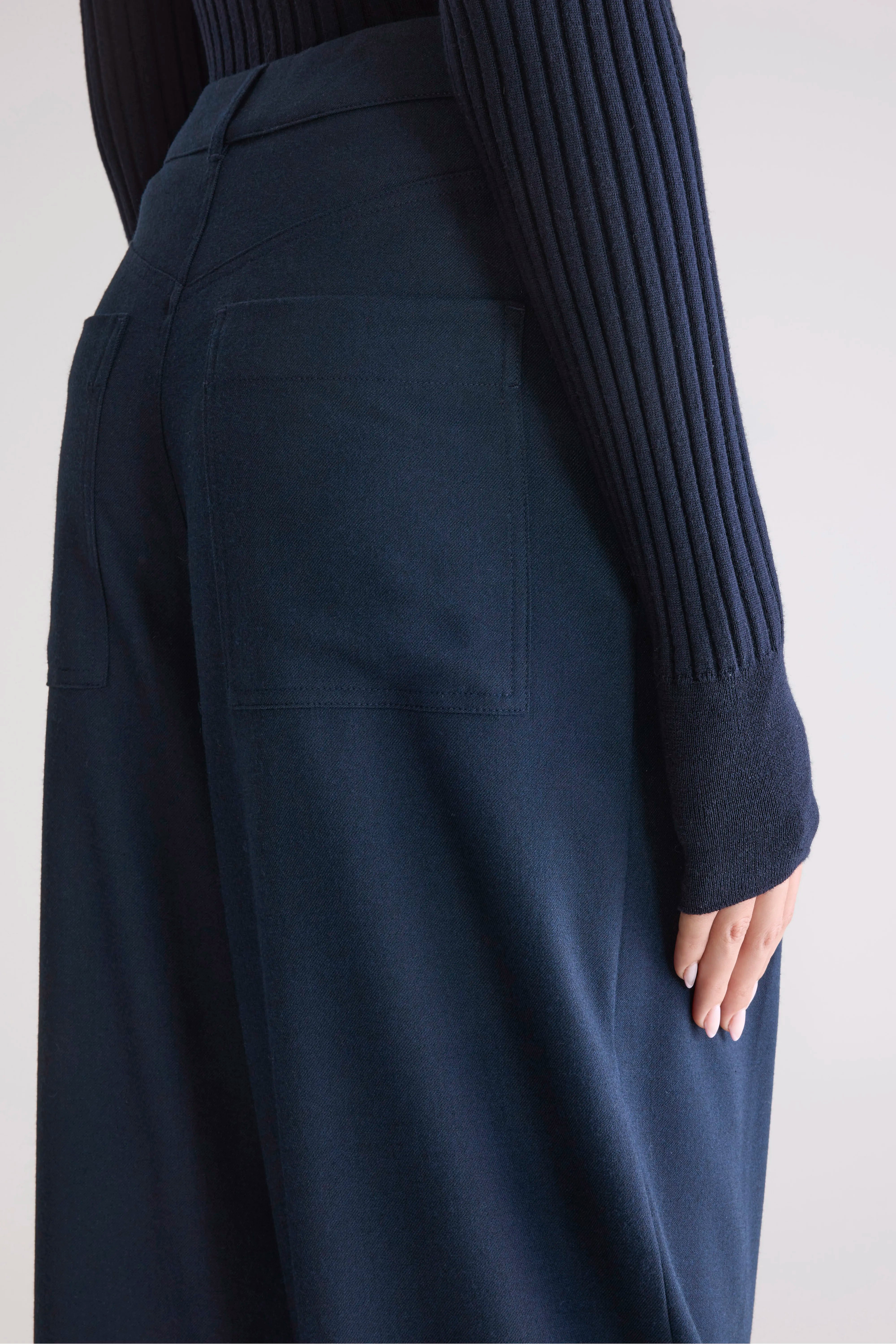 Sixtine tailored trousers (252 / W / NAVY)
