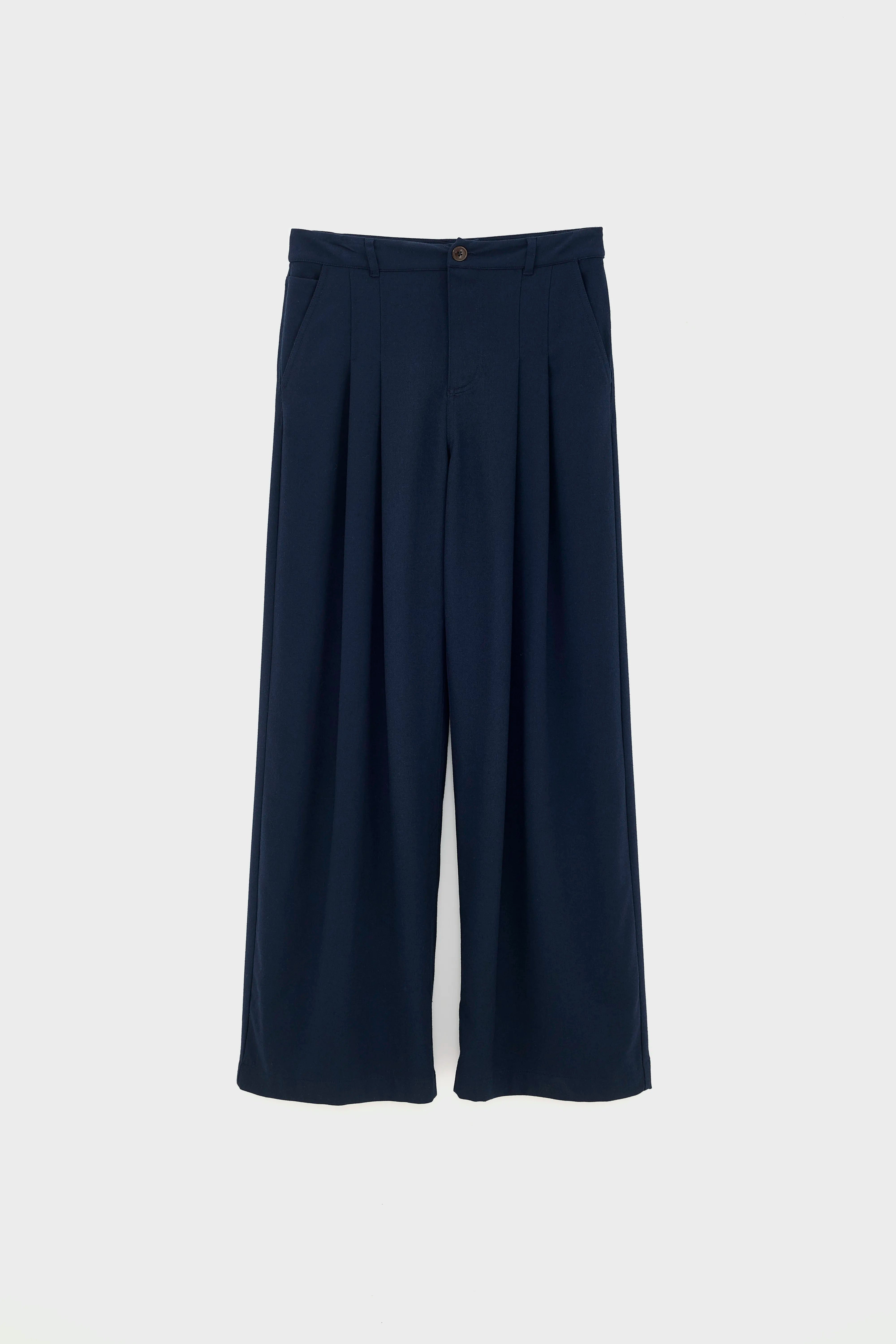 Sixtine tailored trousers (252 / W / NAVY)