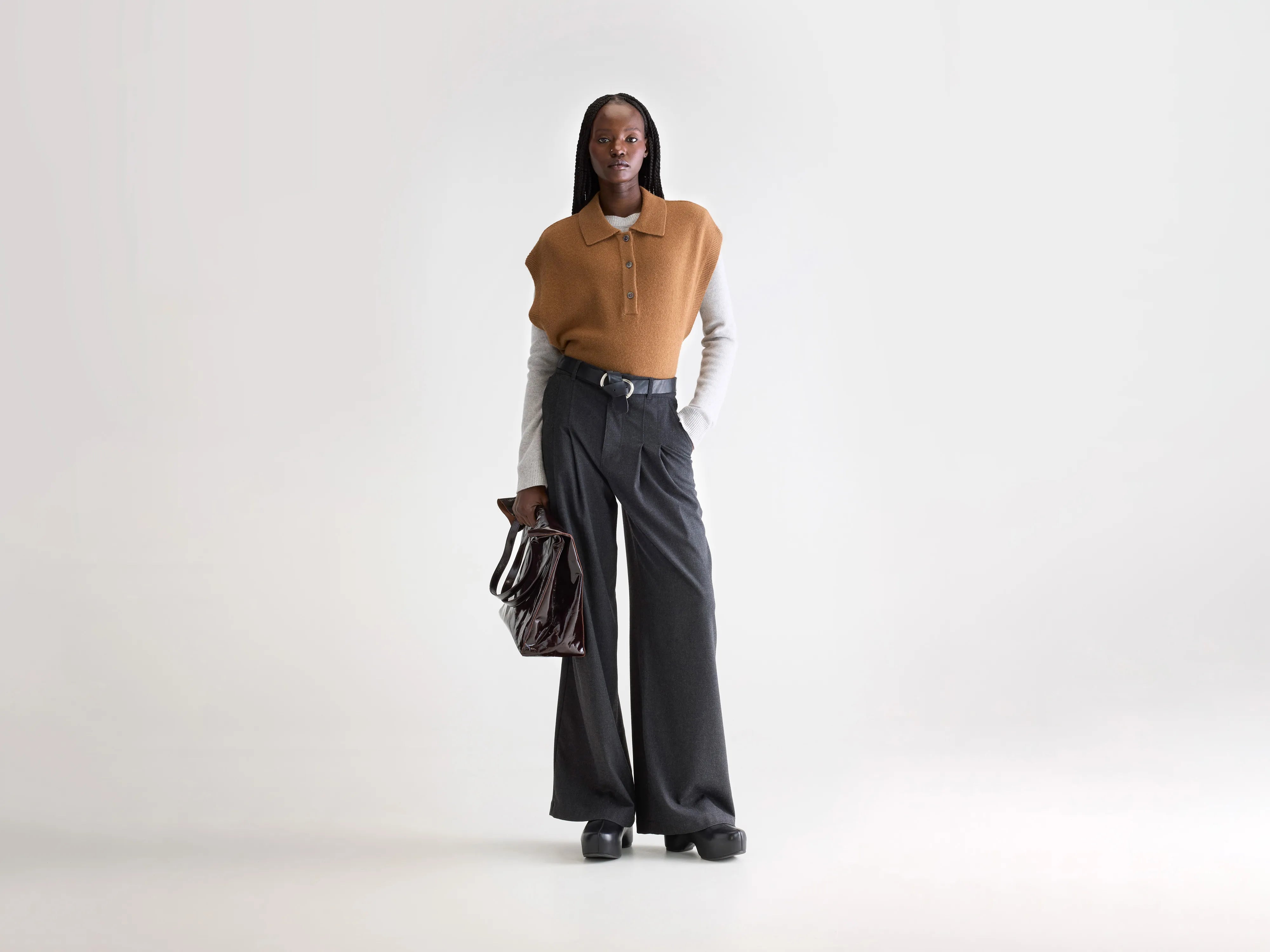 Sixtine getailleerde broek (252 / W / ANTHRACITE)