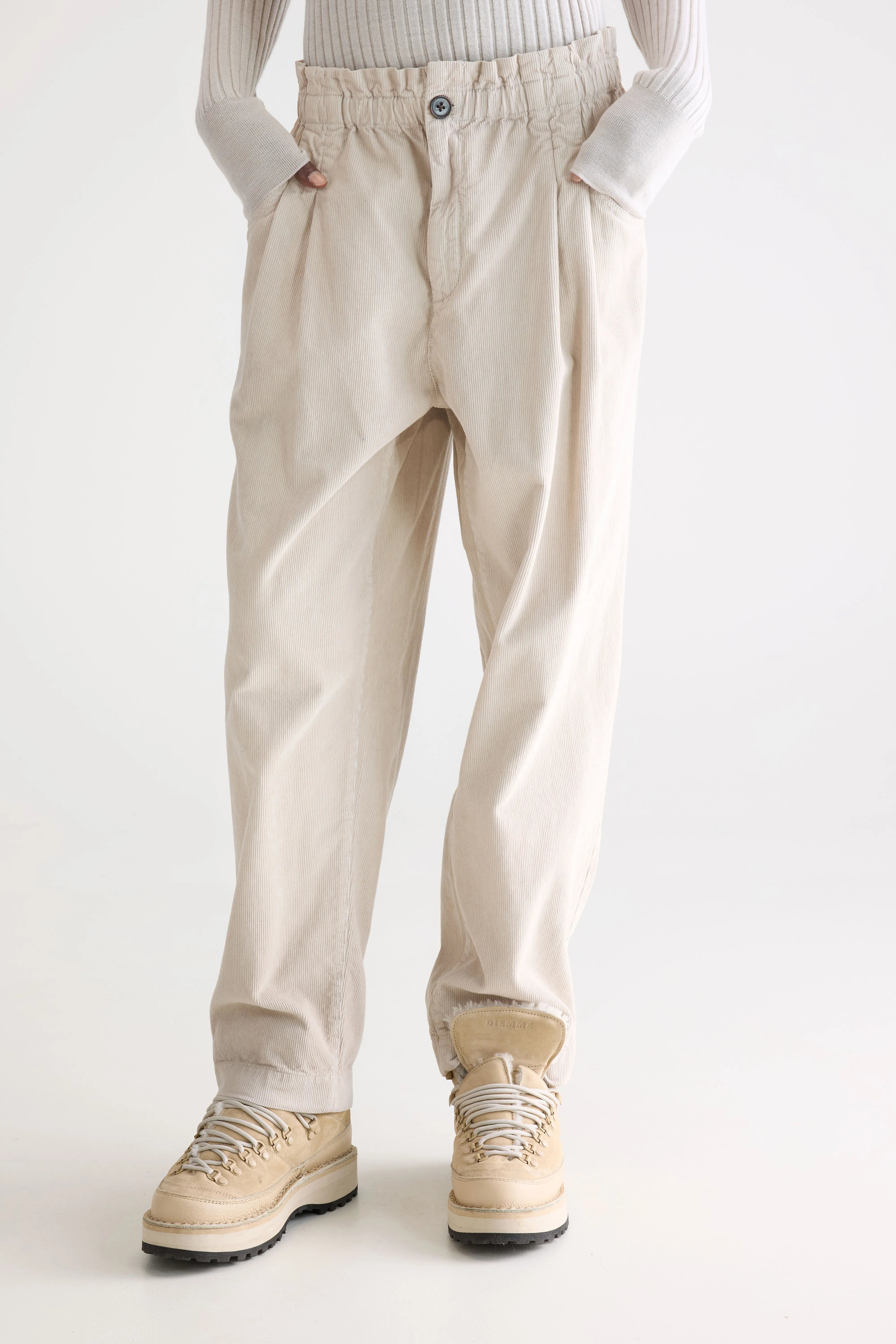 Pantalon Paperbag Winona - Stone Pour Femme | Bellerose