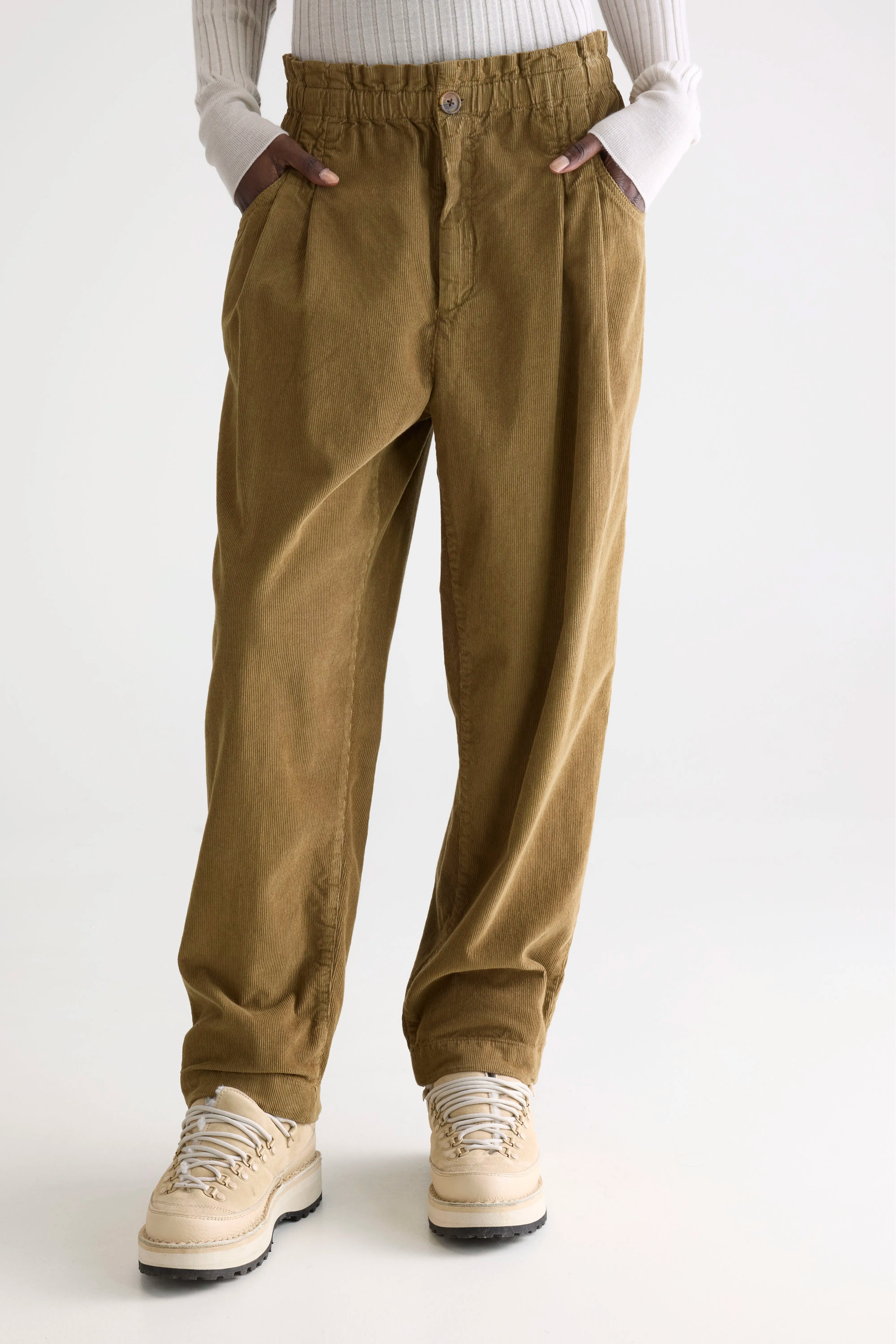 Pantalon Paperbag Winona - Tabac Pour Femme | Bellerose