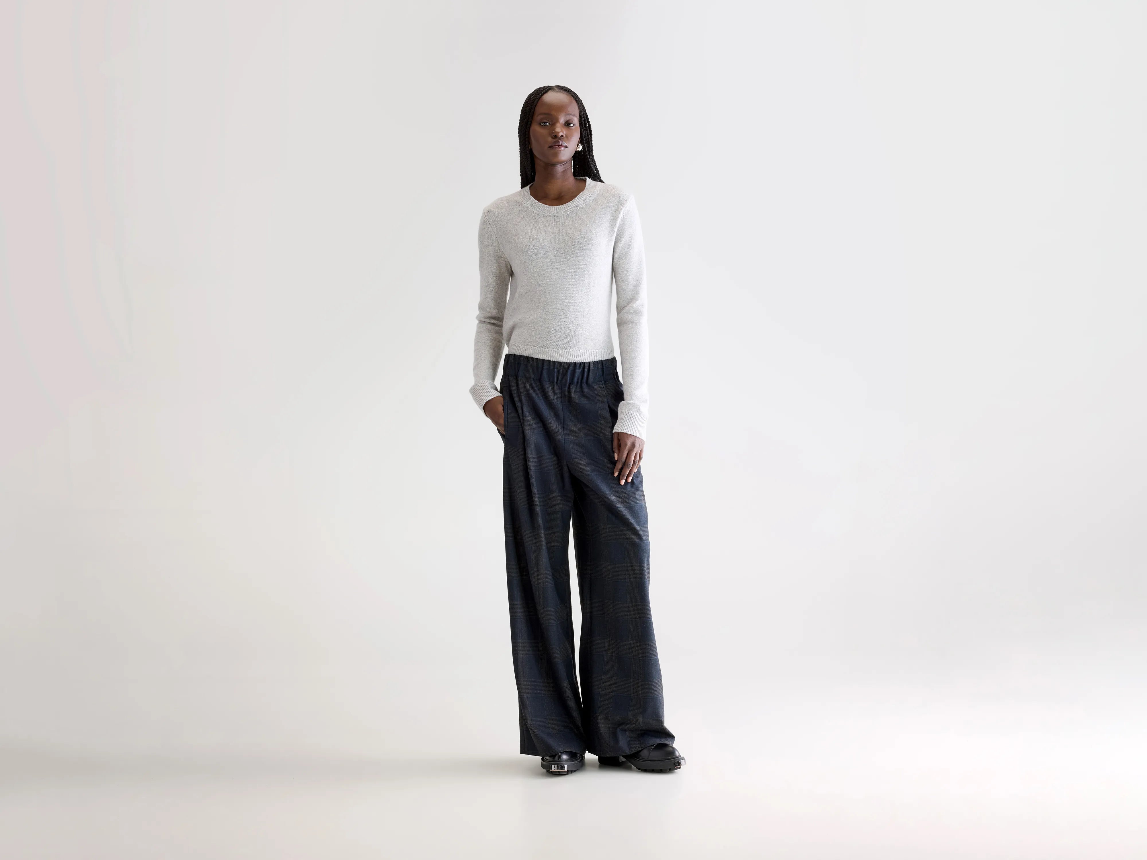 Vespa wide trousers (252 / W / CHECK A)