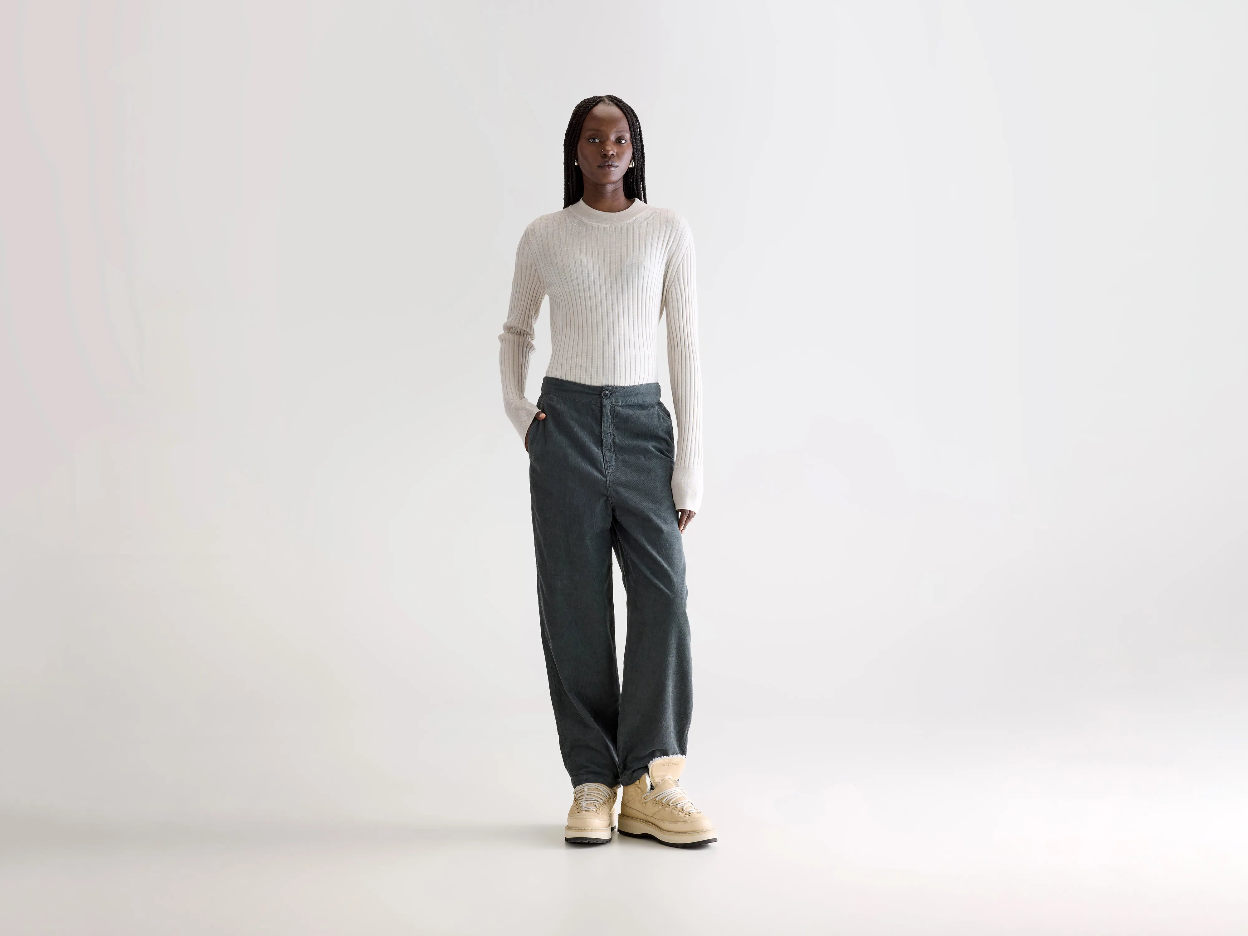 Pasop relaxed trousers (252 / W / IRON)