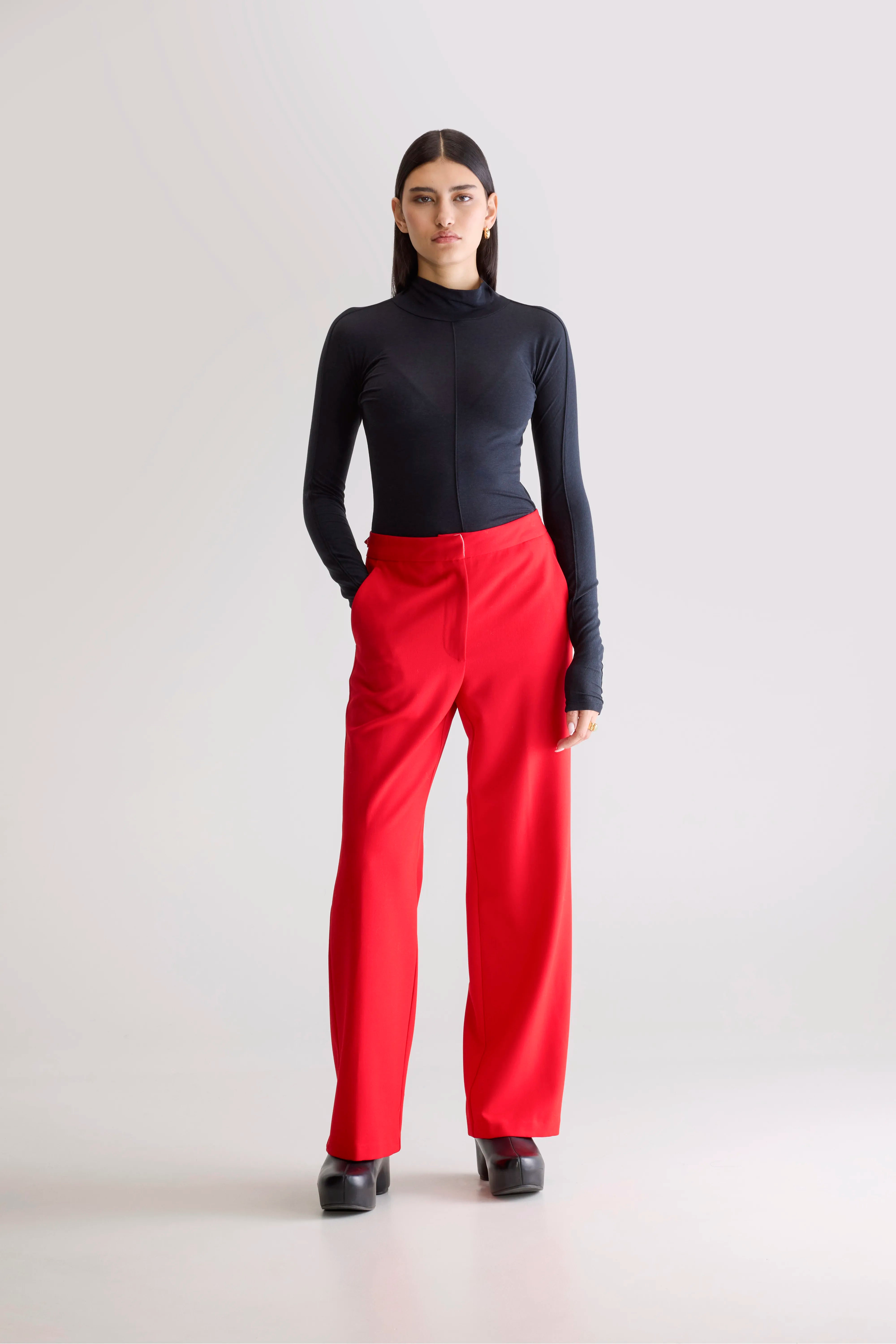 Sunrise Straight Trousers - Sanguine For Women | Bellerose