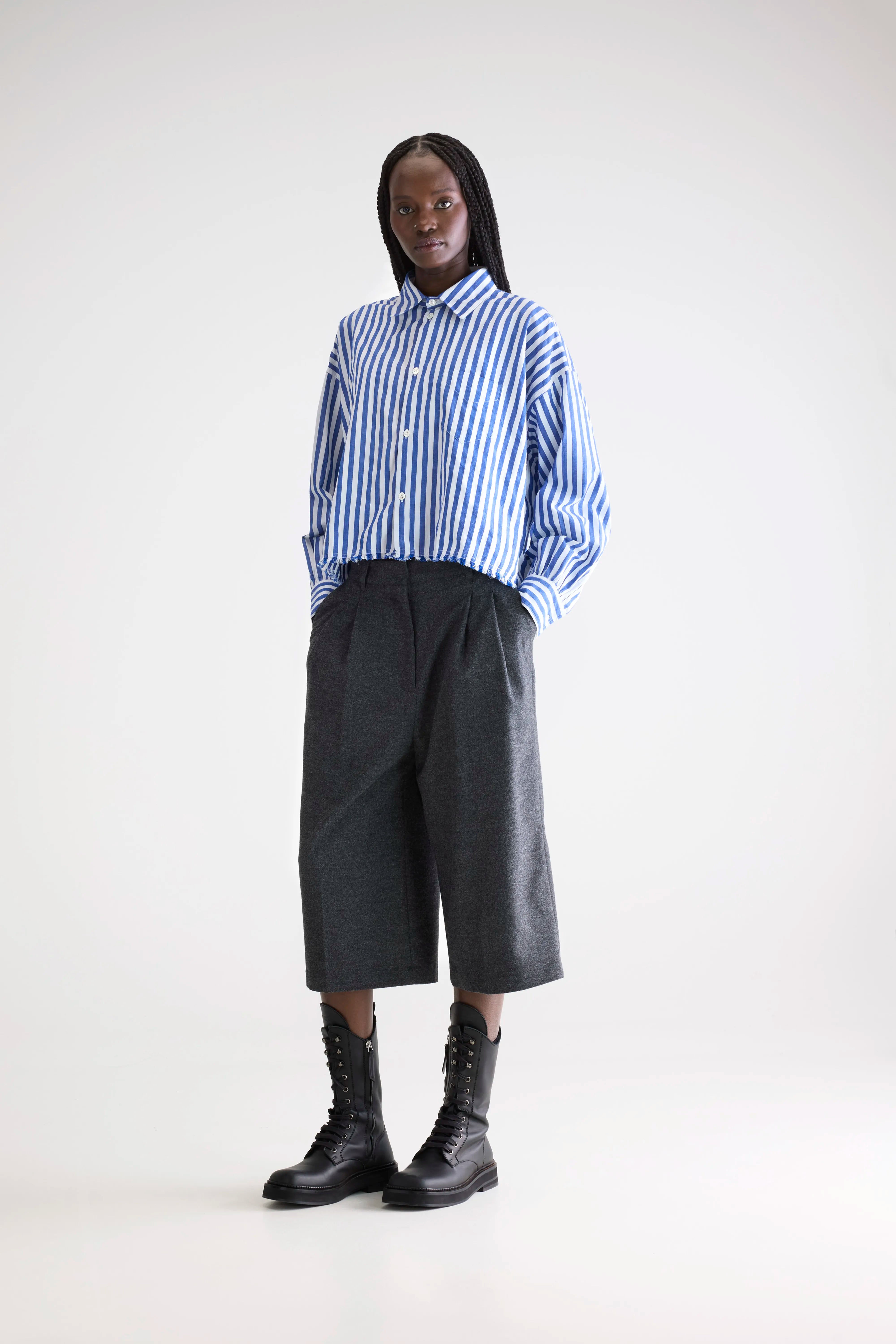 Dom Bermuda Shorts - Anthracite Voor Dames | Bellerose