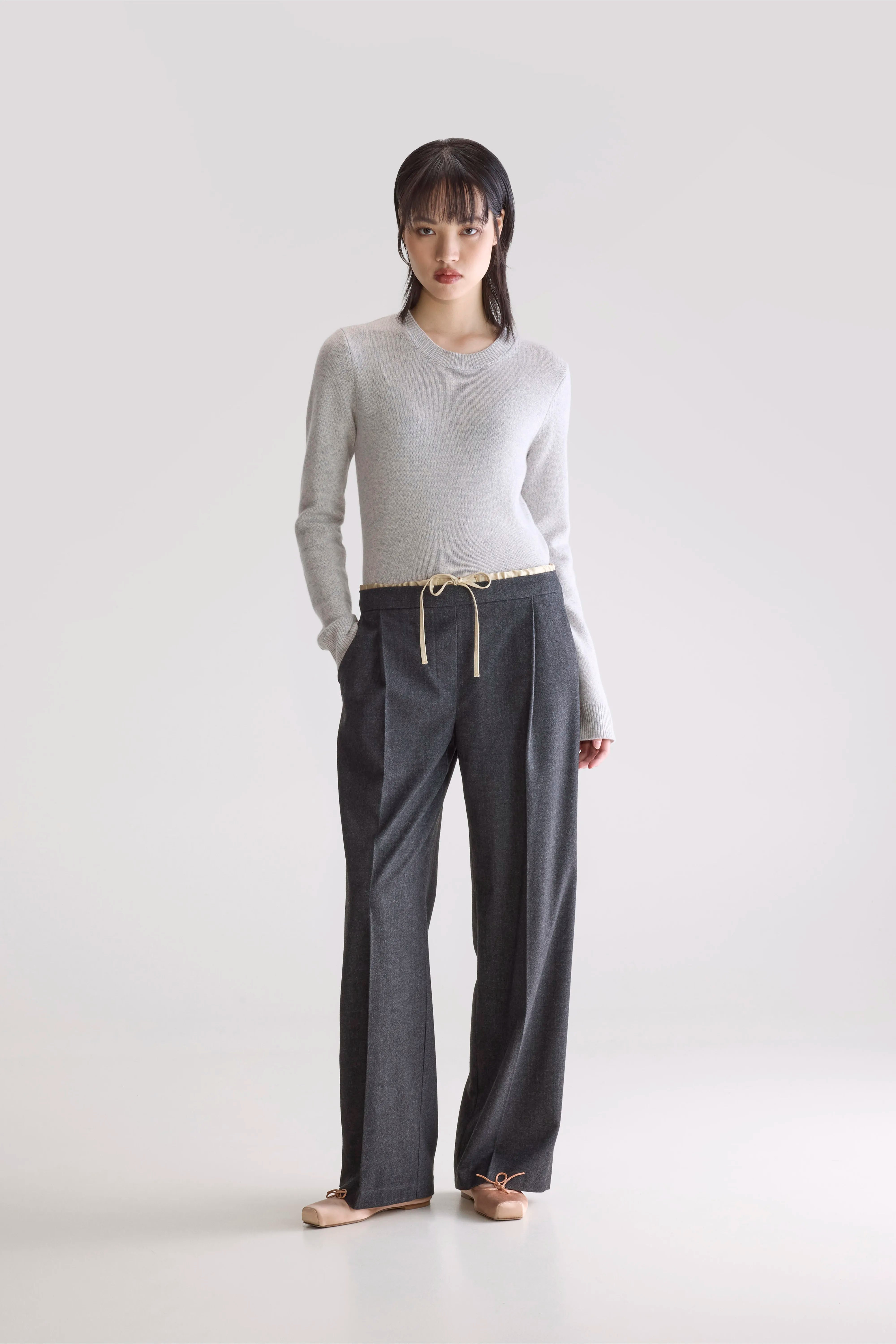 Turin Formal Trousers - Anthracite For Women | Bellerose