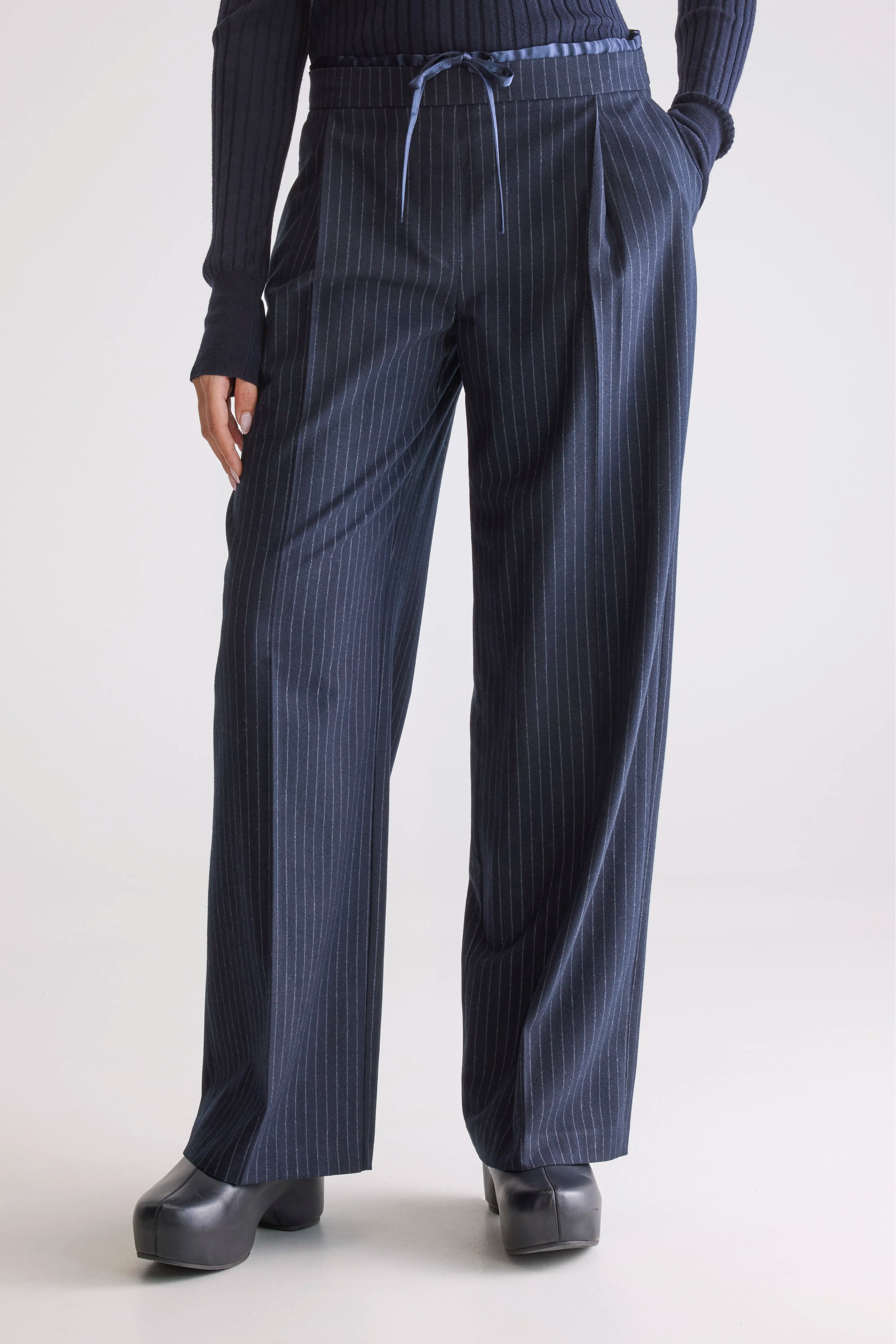 Turin Formal Trousers - Stripe a For Women | Bellerose