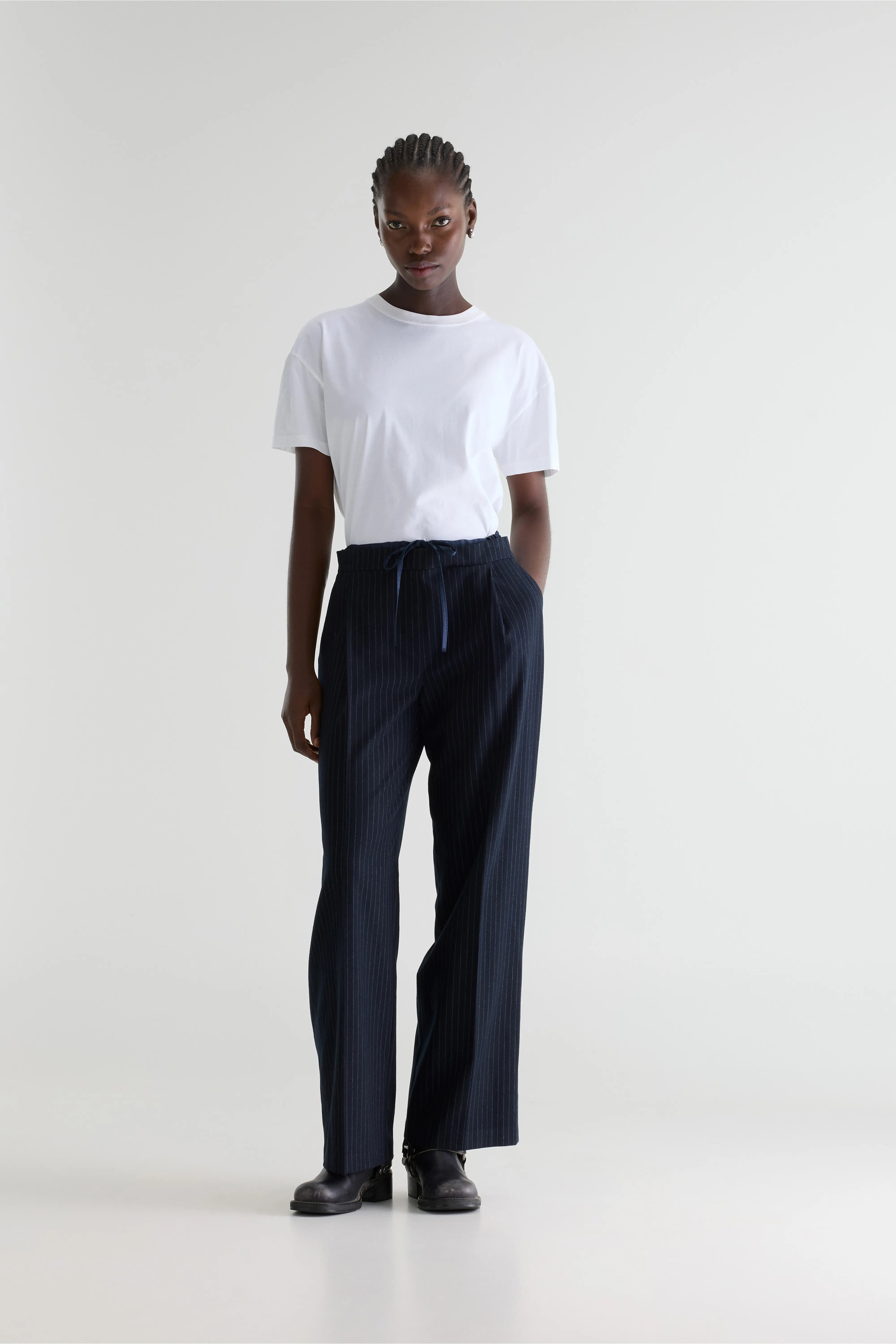 Turin Formal Trousers - Stripe a For Women | Bellerose