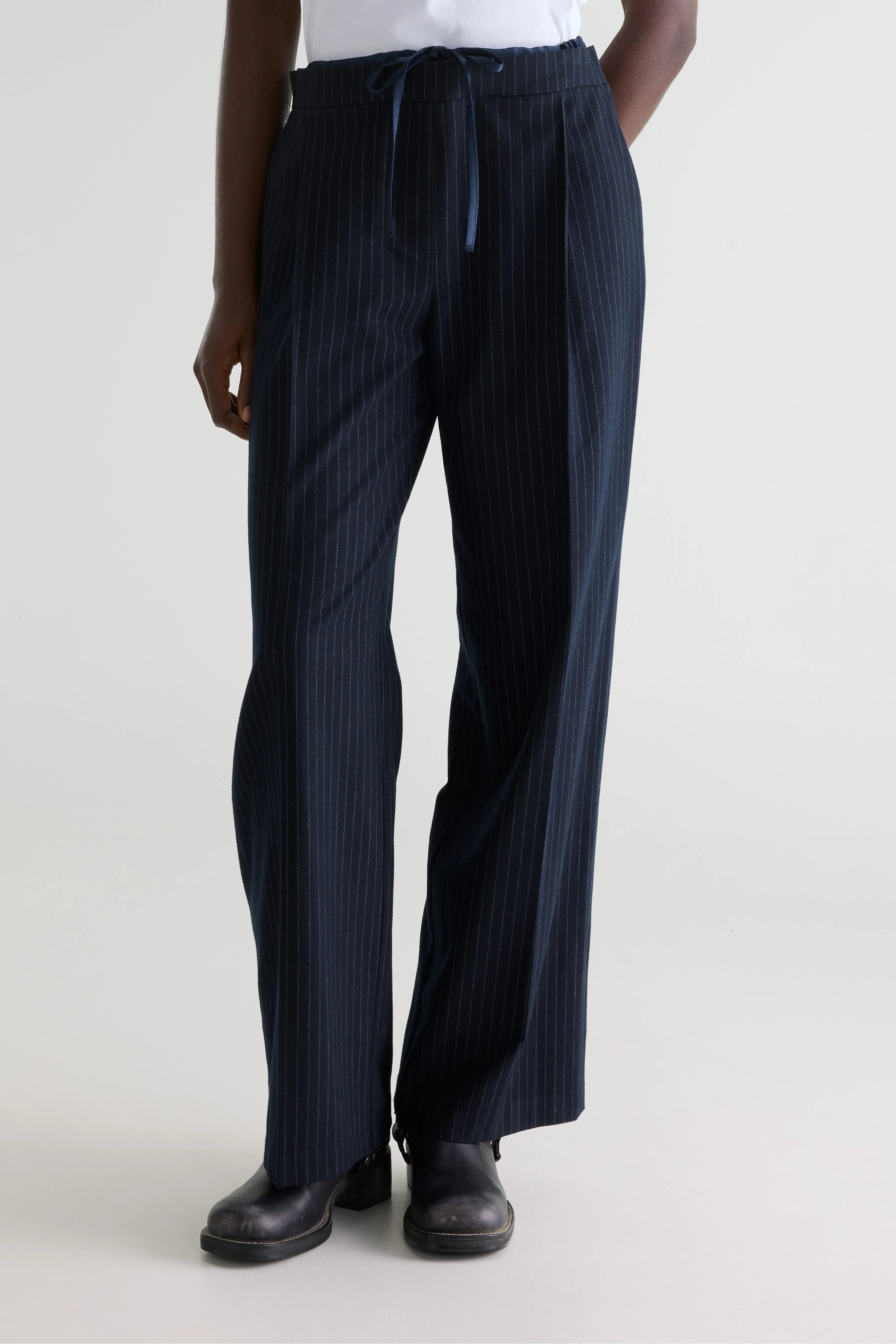 Turin Formal Trousers - Stripe a For Women | Bellerose
