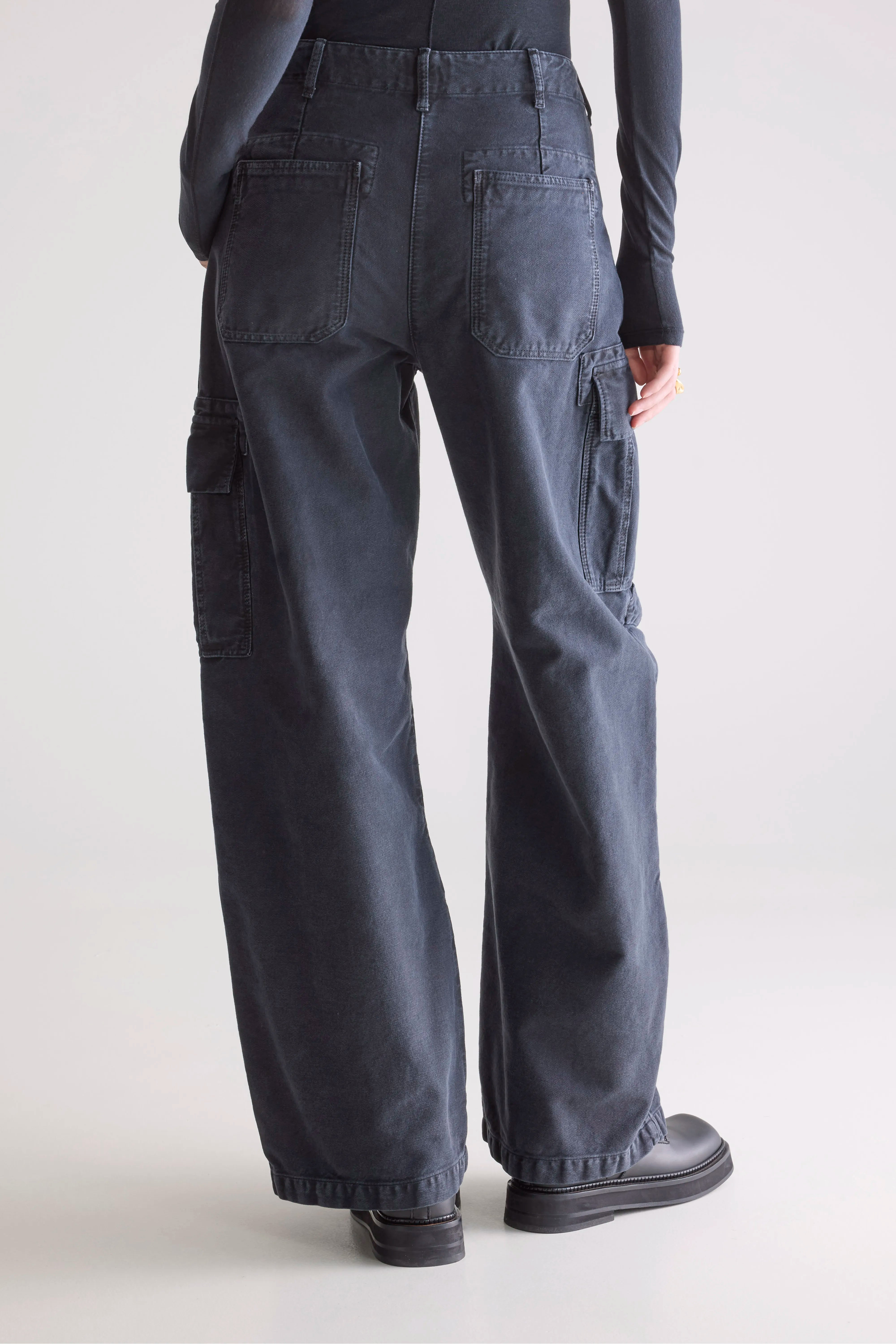 Pozz Relaxed Pants - Charcoal For Women | Bellerose