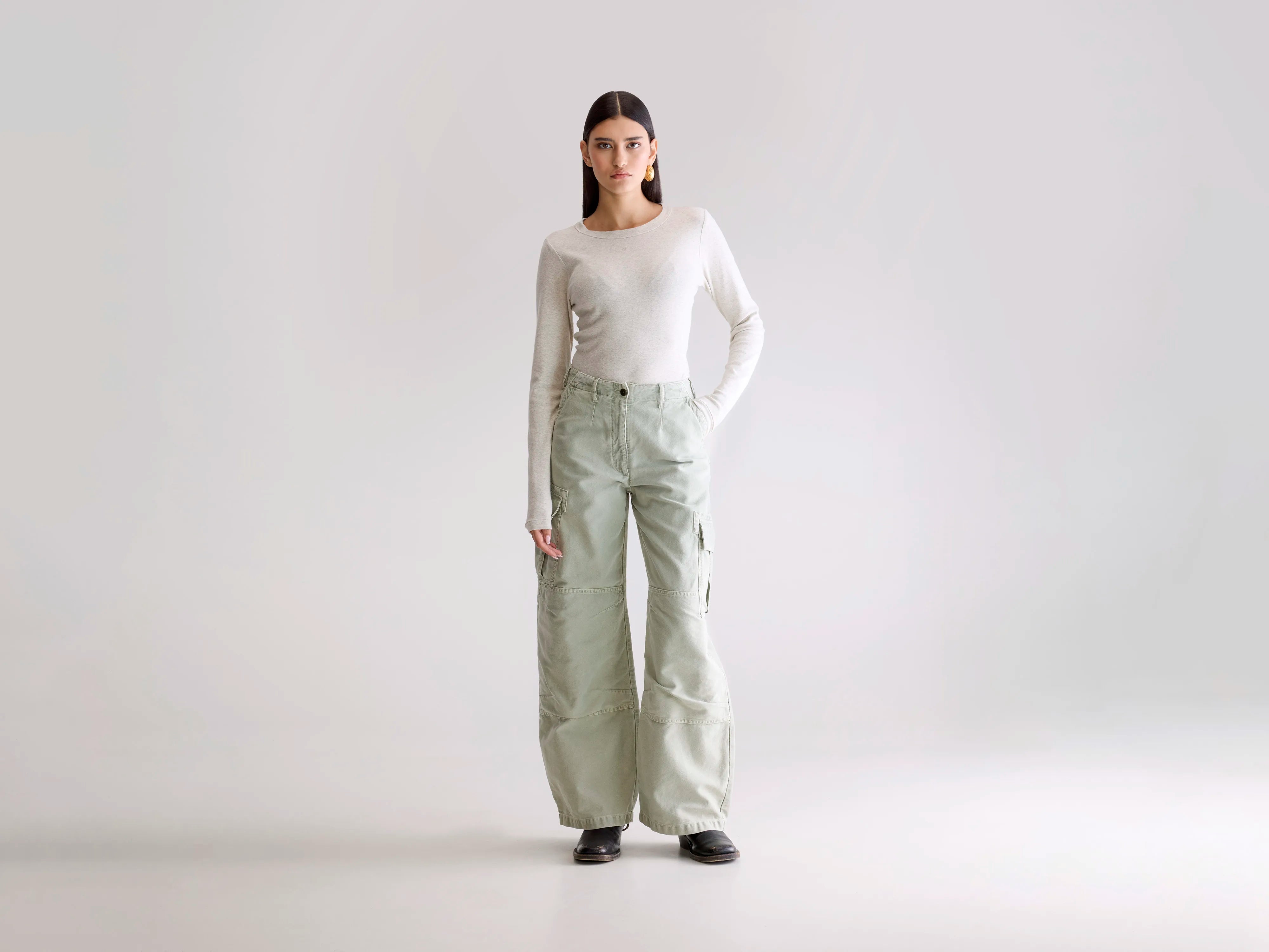 Pozz relaxte broek (252 / W / THYM)