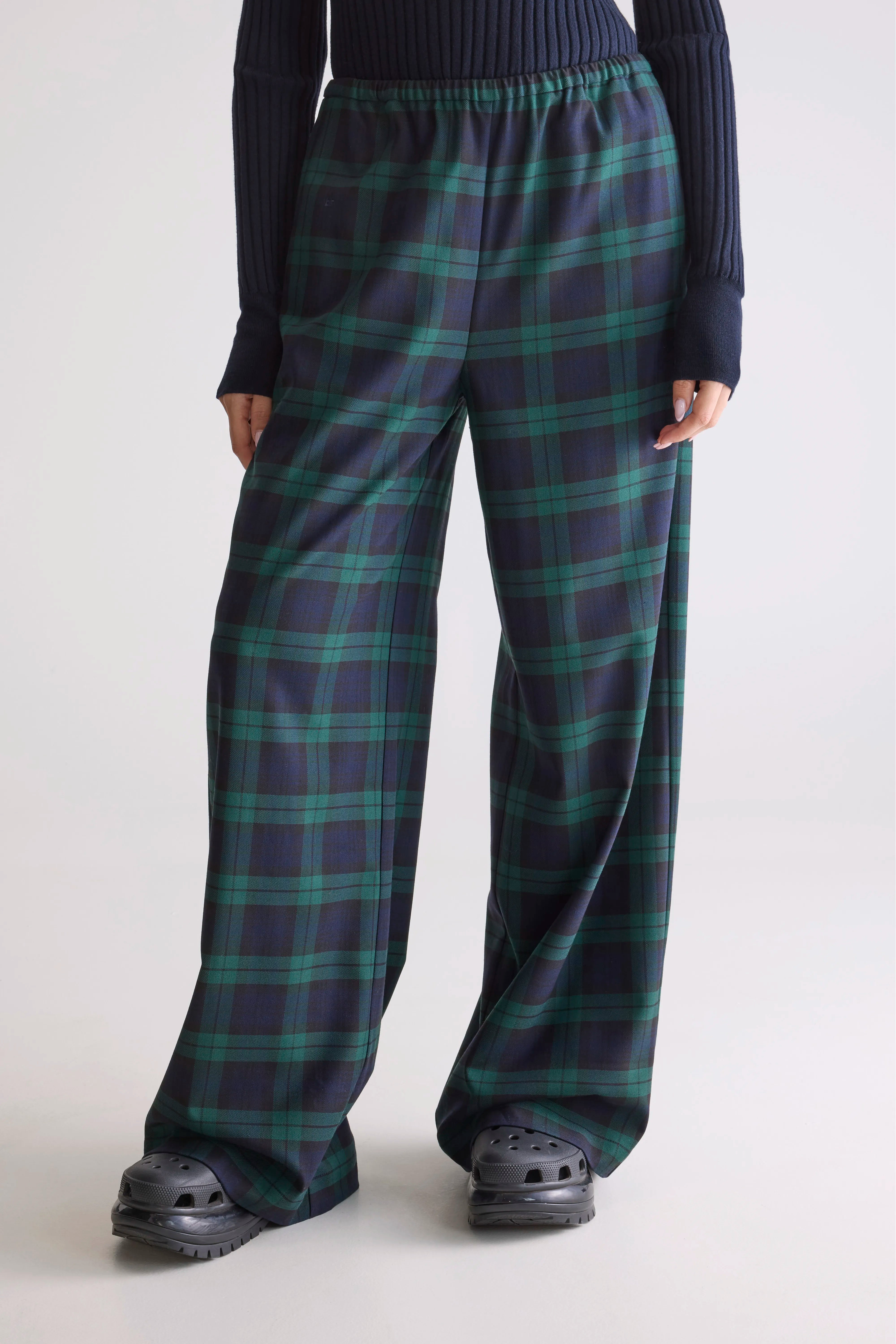 Sleepy Relaxed Trousers - Check a For Women | Bellerose