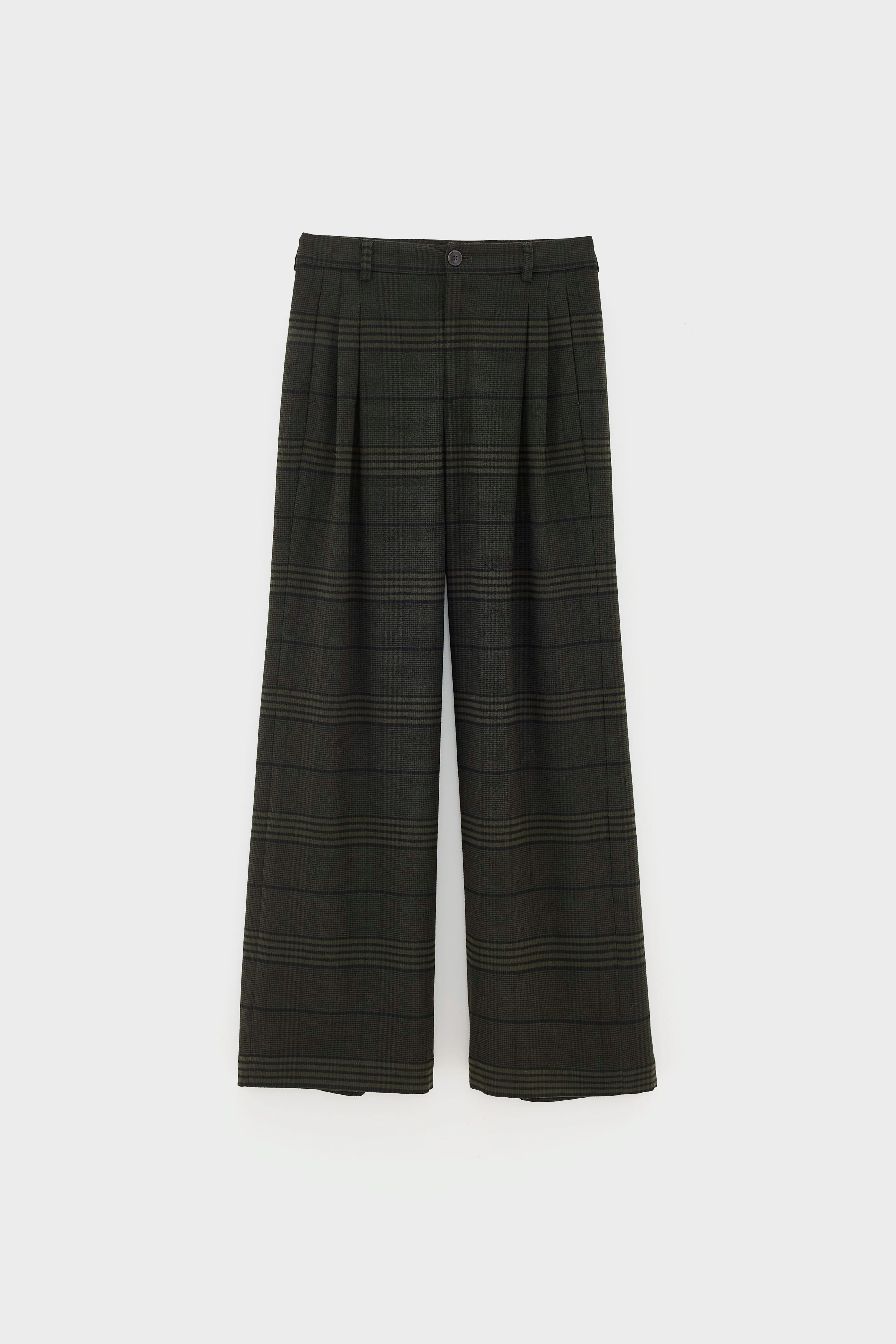 Volkert wide tailored trousers (252 / W / CHECK A)