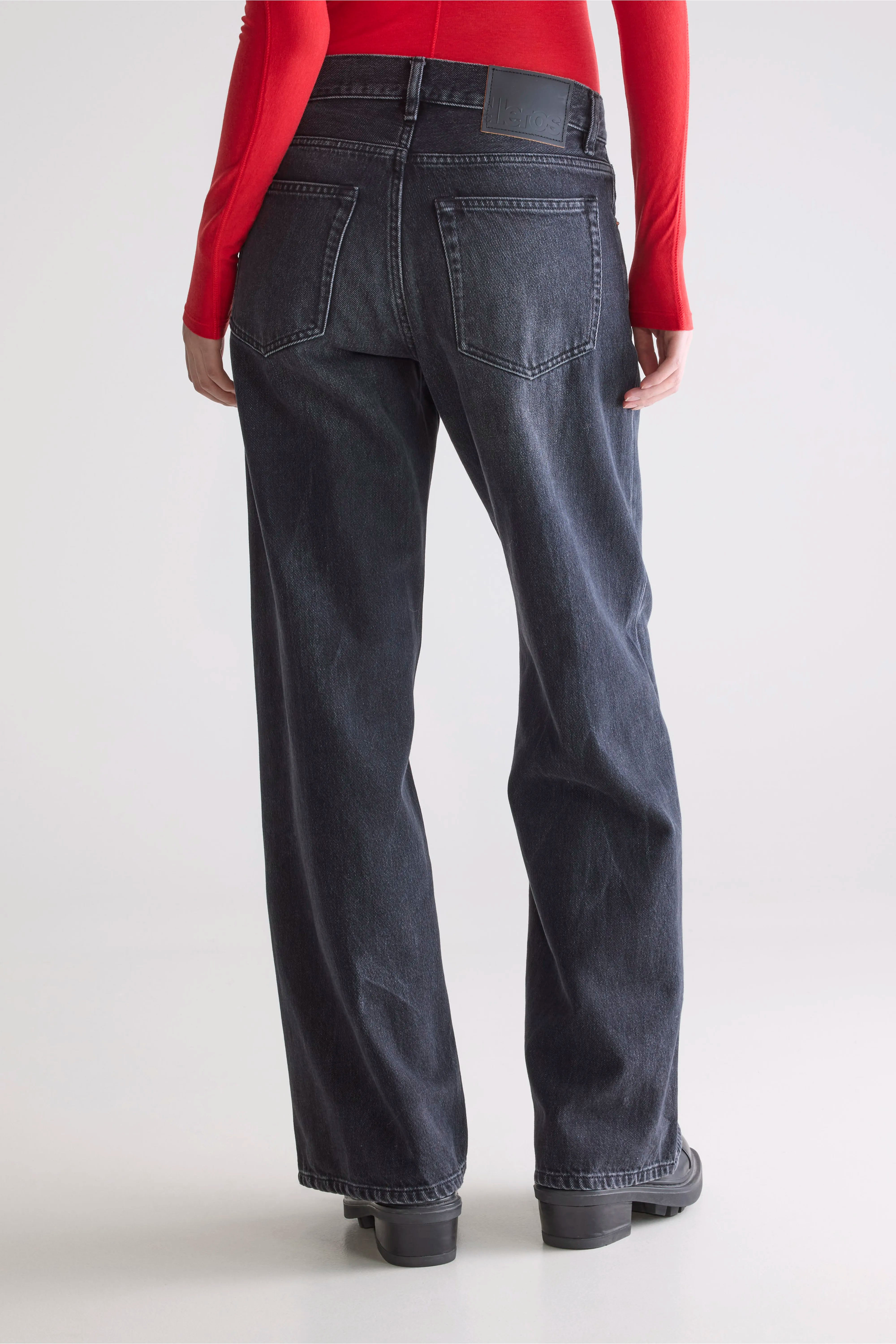 Denim N. 97 Wide Jeans - Used black For Women | Bellerose
