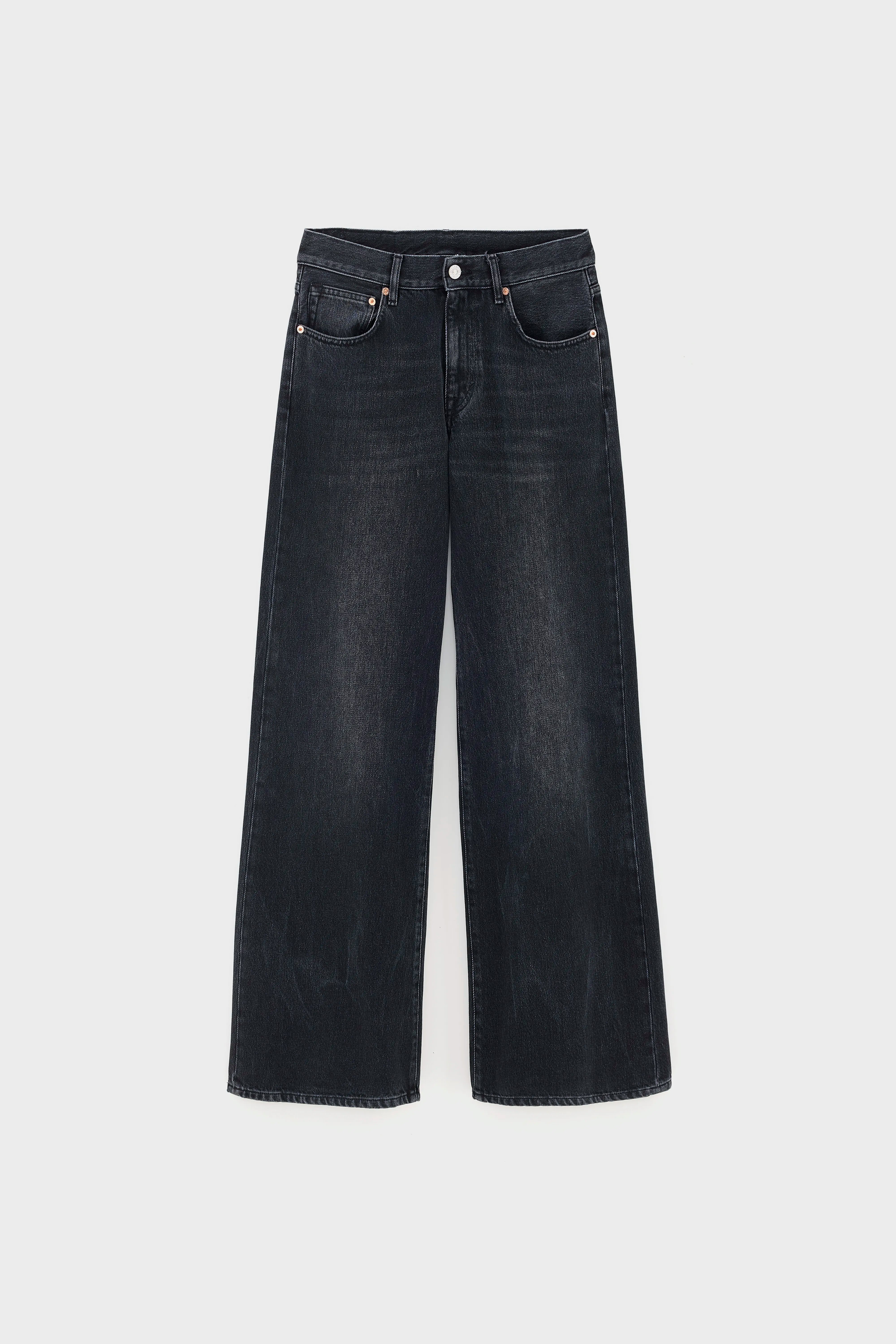 Denim N. 97 wide jeans (252 / W / USED BLACK)