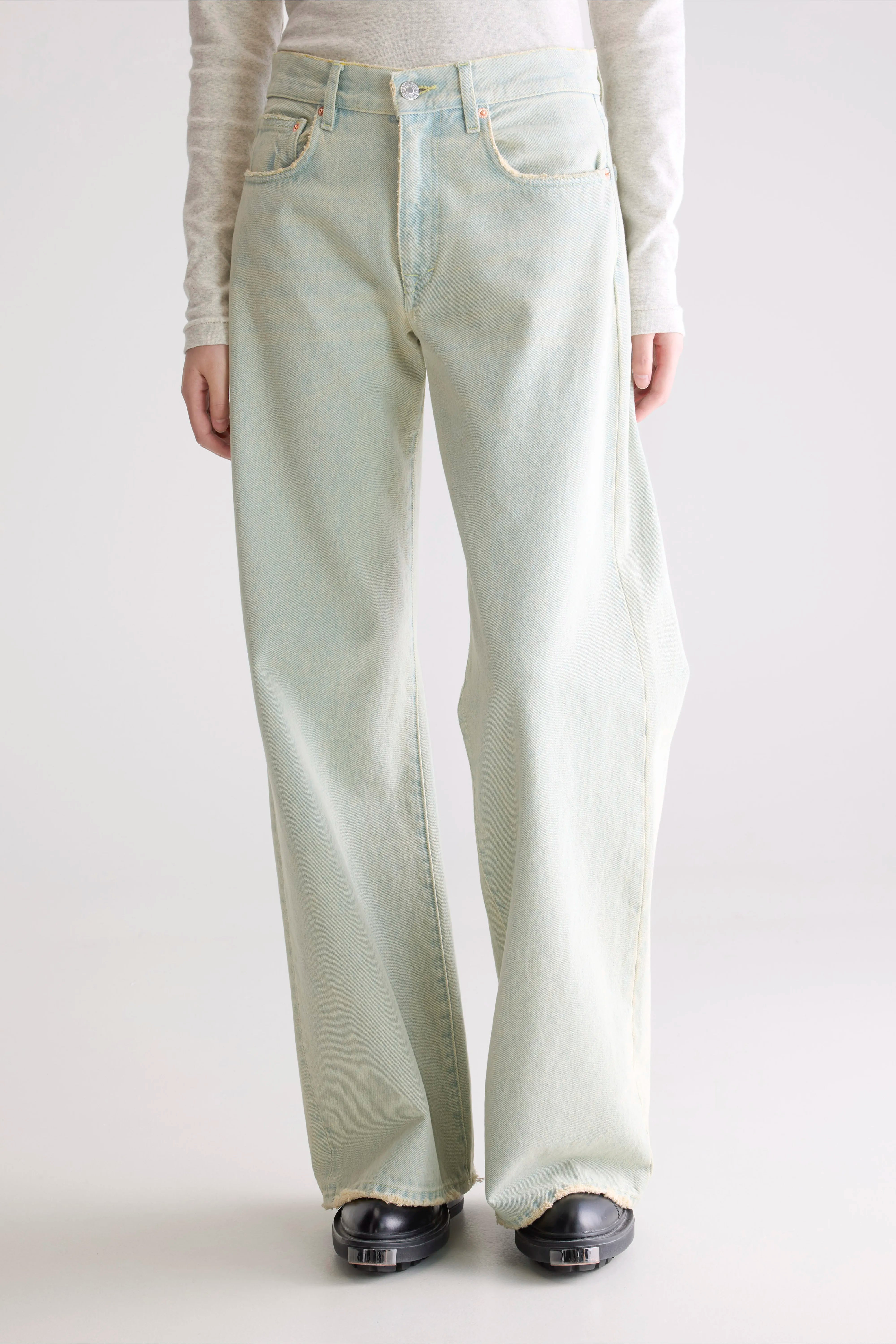 Denim N. 97 wide jeans (252 / W / DUSTY BLEACH)