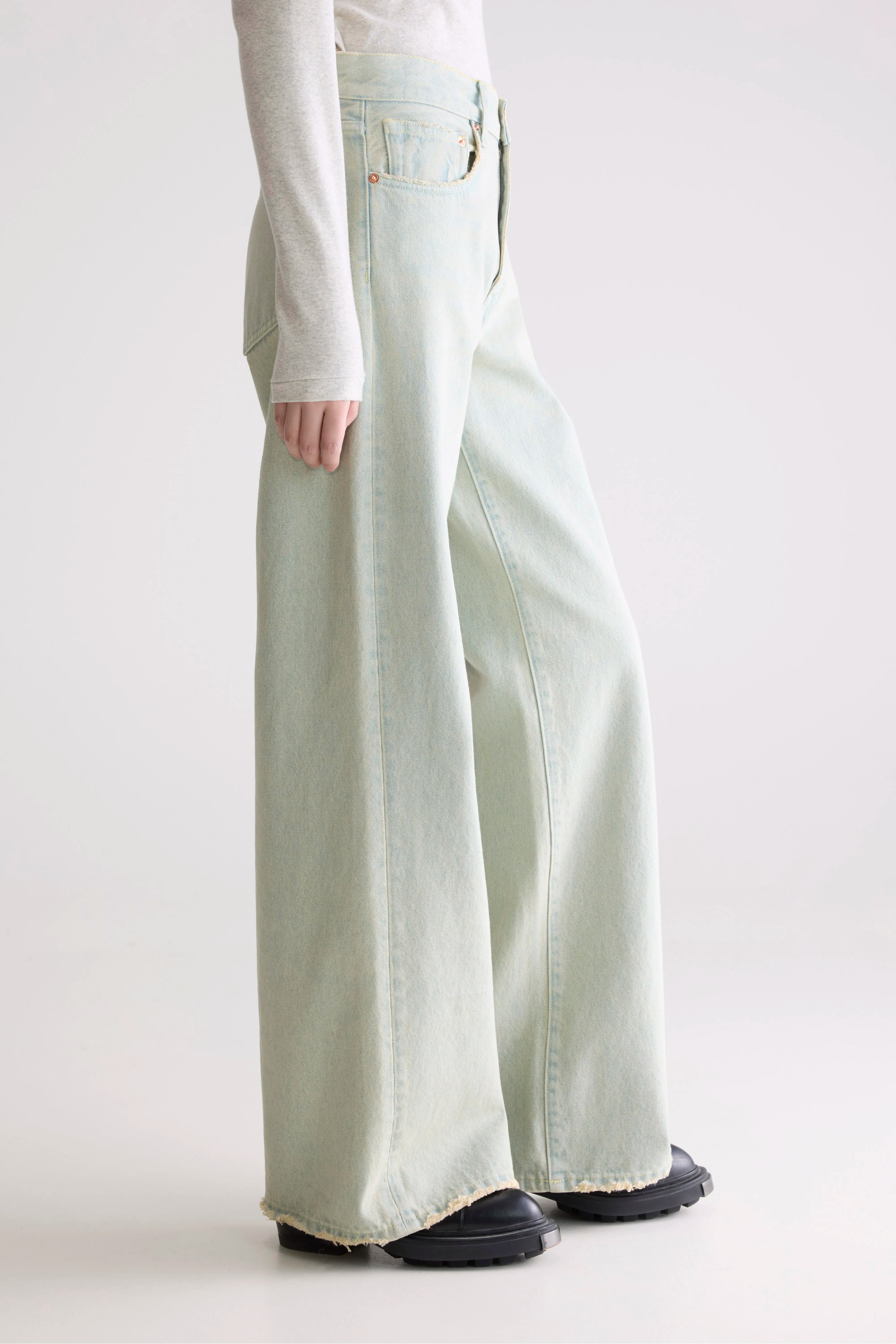 Denim N. 97 wide jeans (252 / W / DUSTY BLEACH)