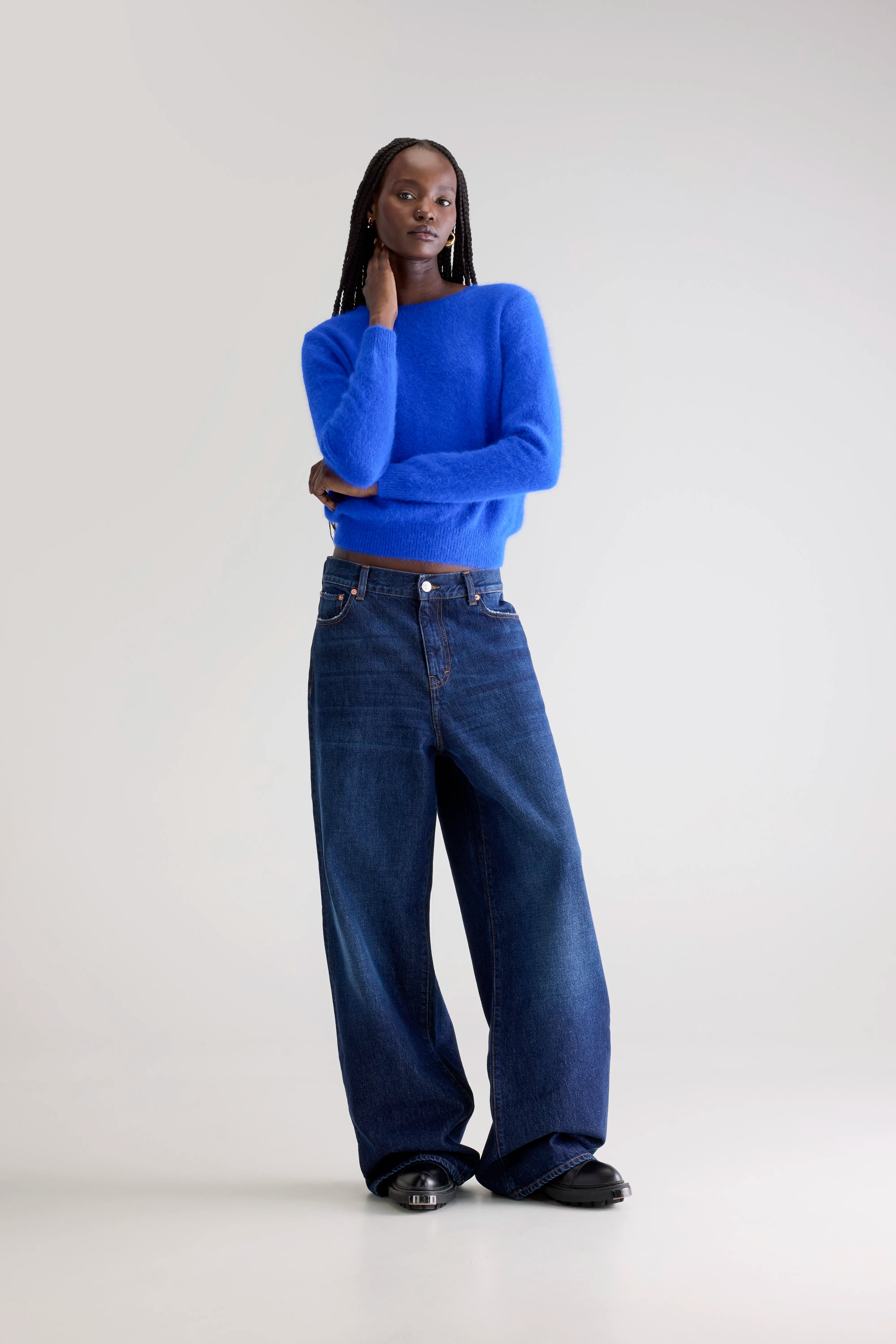Denim N. 64 Wide Jeans - Rinse For Women | Bellerose