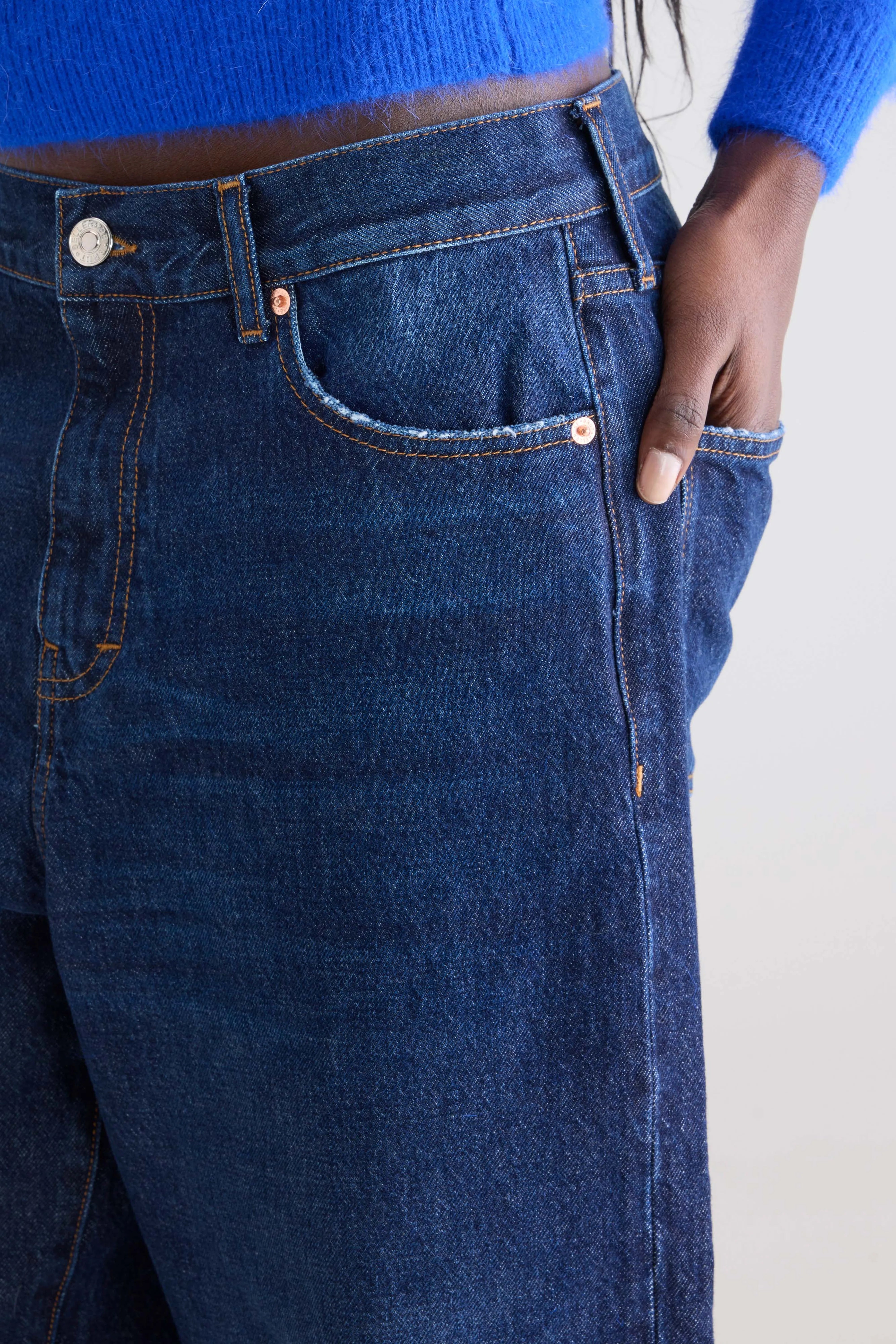 Denim N. 64 wijde jeans (252 / W / RINSE)