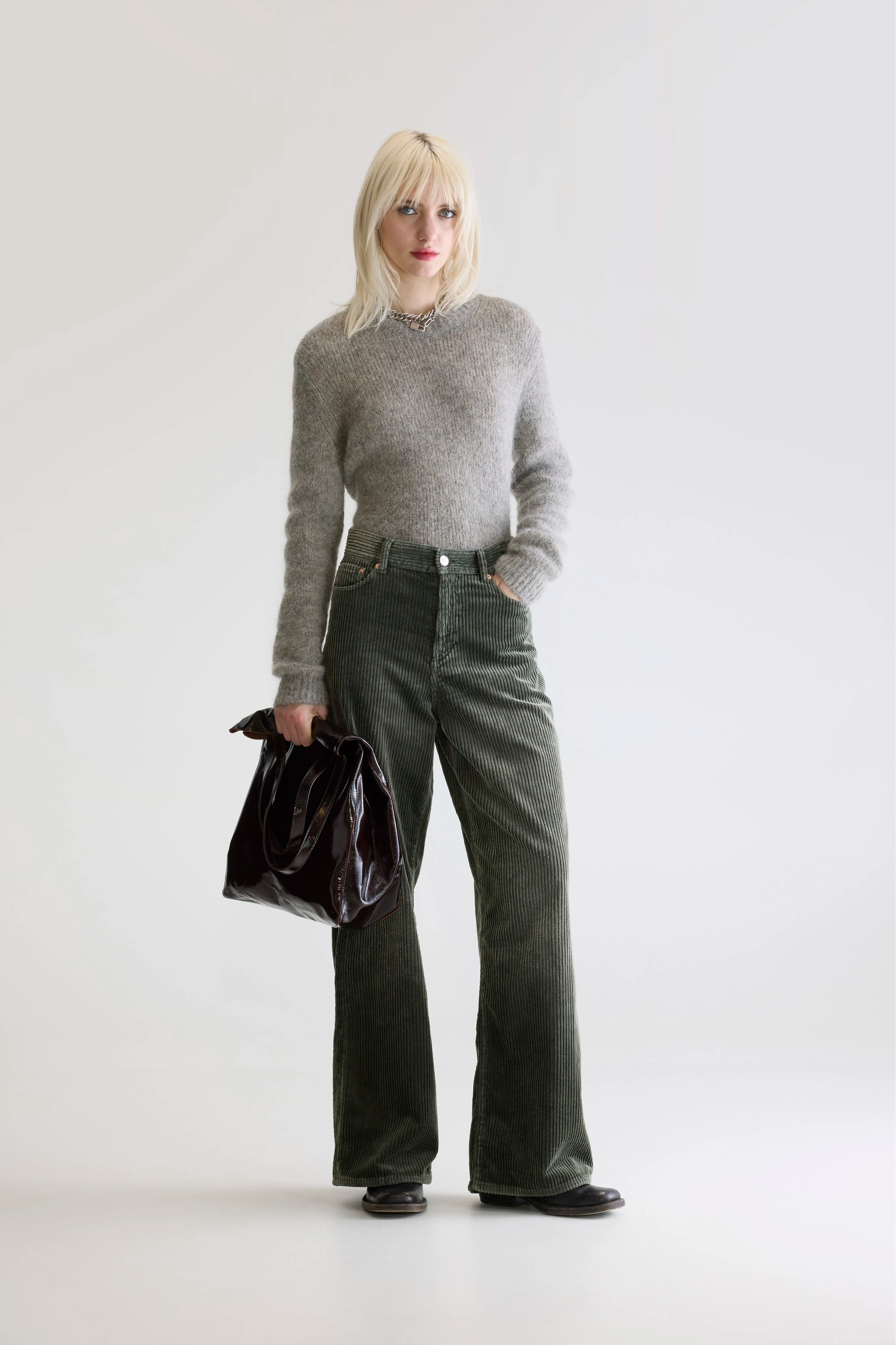 Denim N. 64 Wide Jeans - Sage For Women | Bellerose