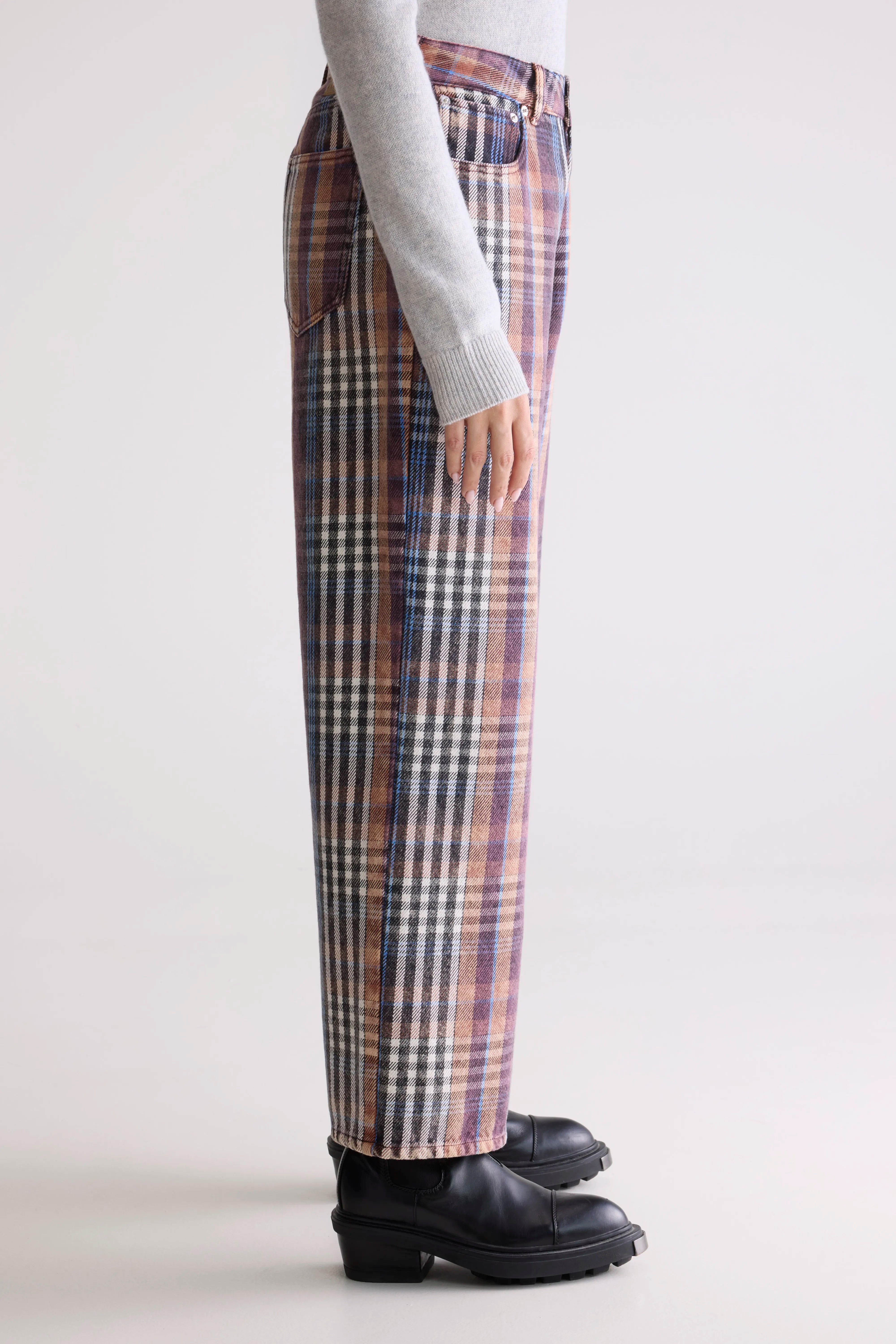 Denim N. 66 Wide Jeans - Check a For Women | Bellerose