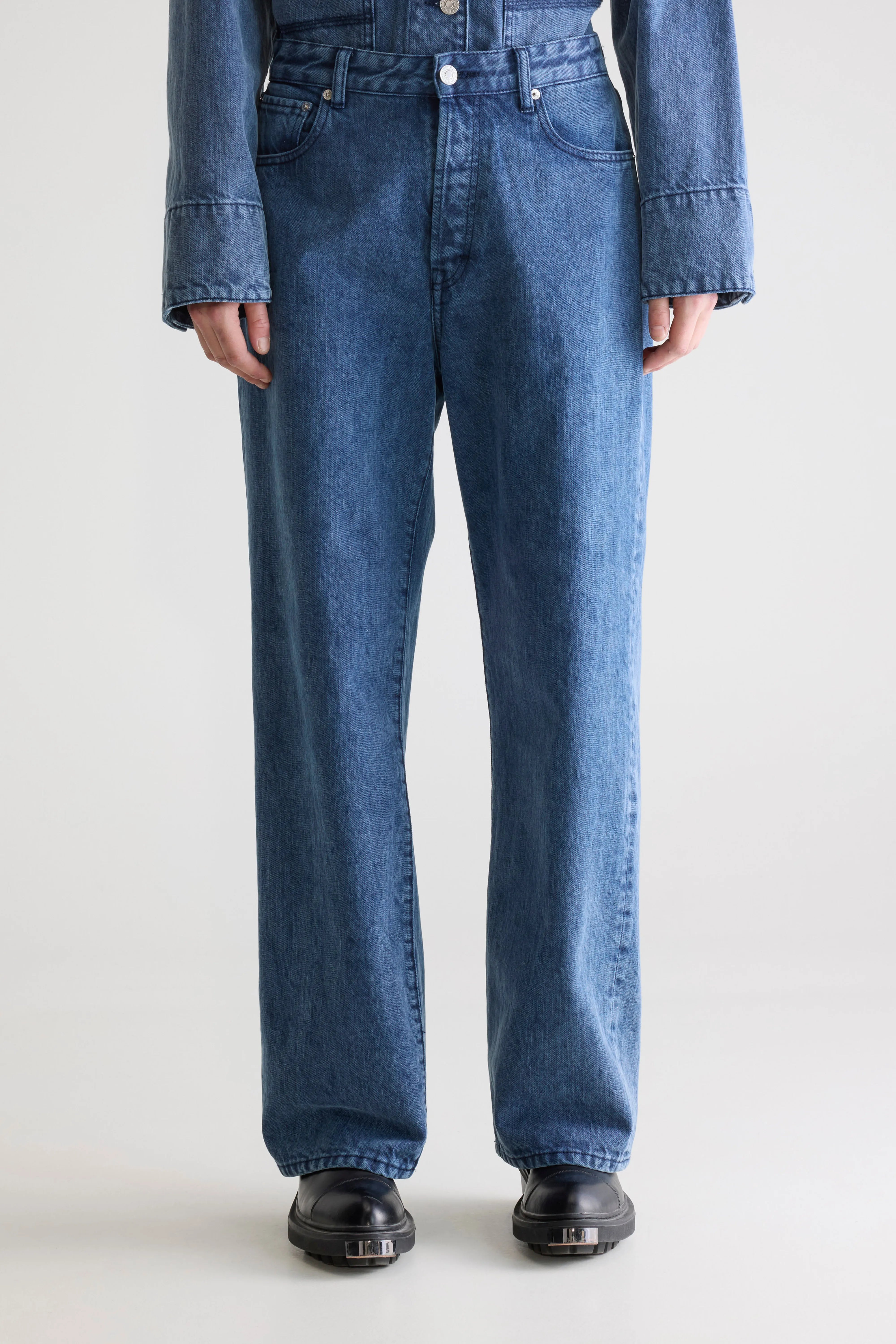 Denim N. 66 Wijde Jeans - Blue snow Voor Dames | Bellerose
