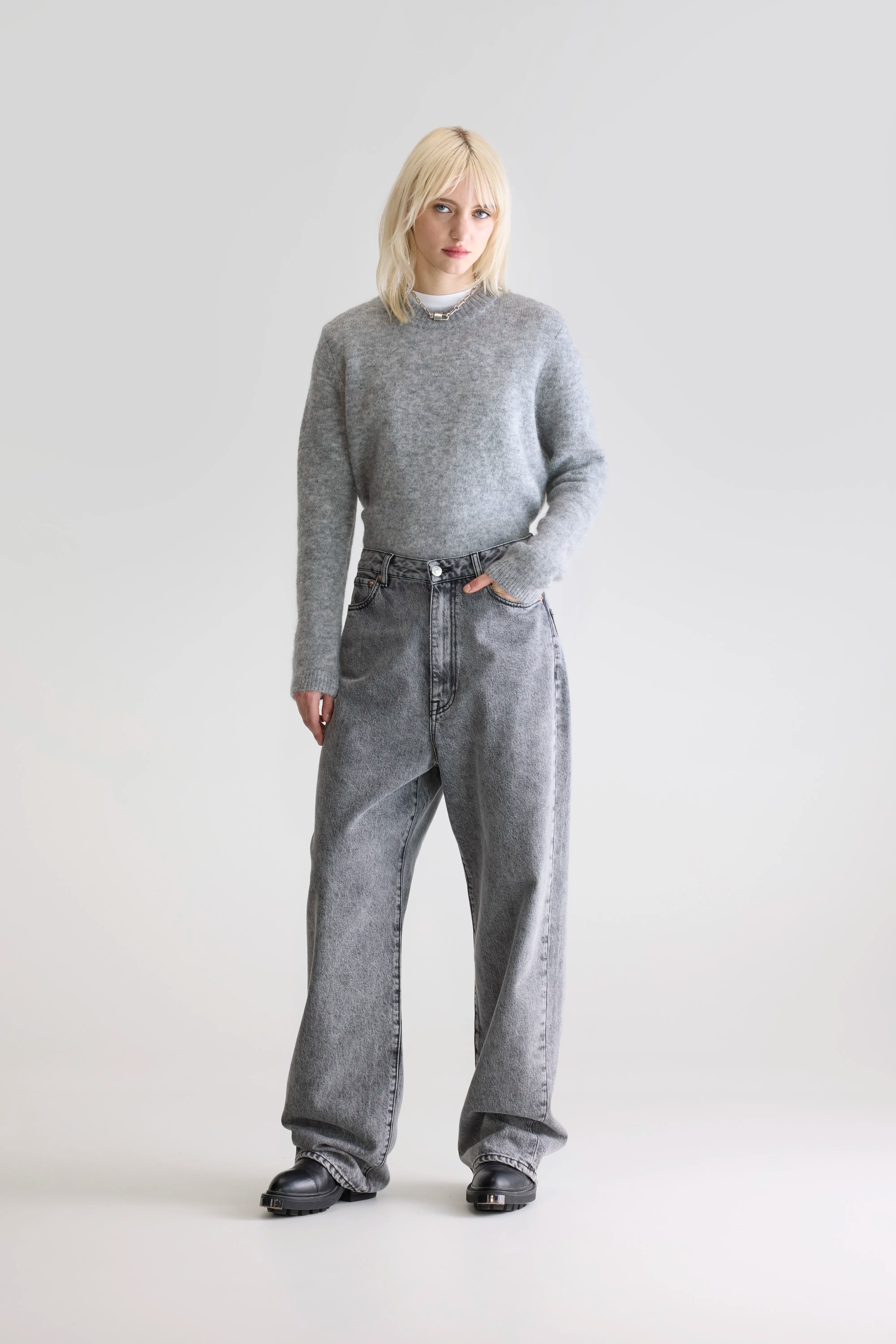 Denim N. 68 Baggy Jeans - Black stone Voor Dames | Bellerose