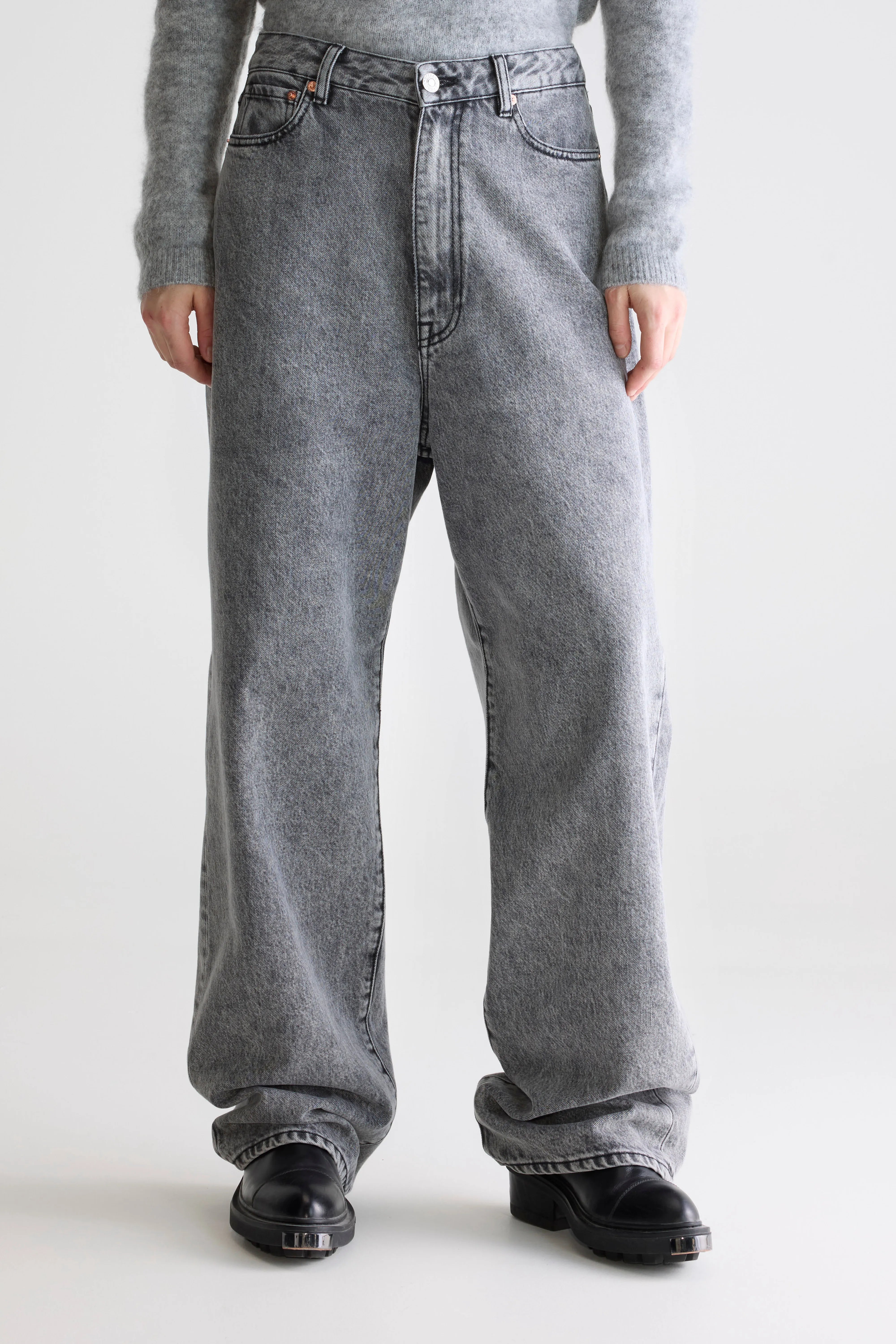 Denim N. 68 Baggy Jeans - Black stone Voor Dames | Bellerose